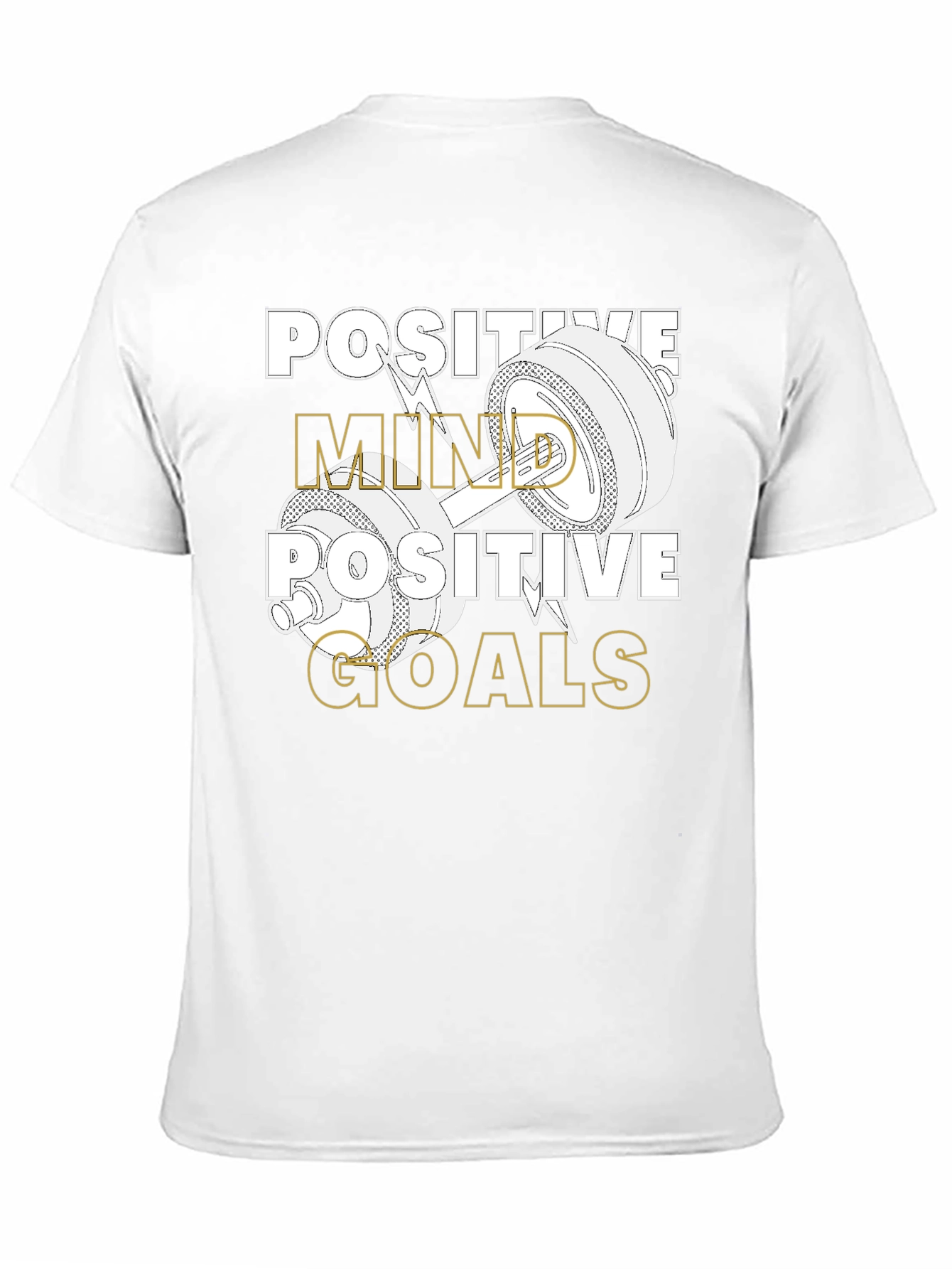 Positive Mind Goals Graphic T-Shirt