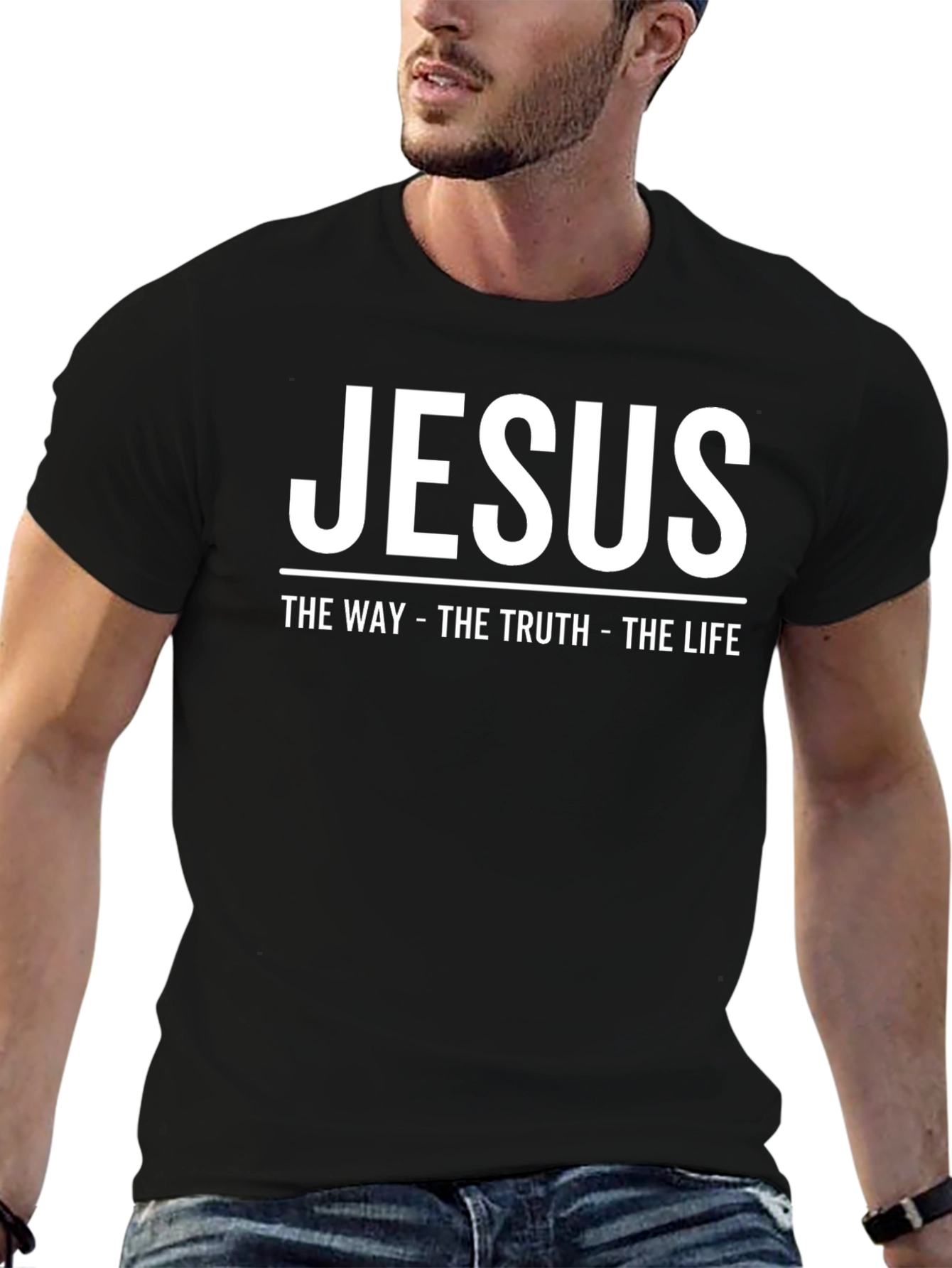 Jesus: The Way The Truth The Life Graphic T-Shirt