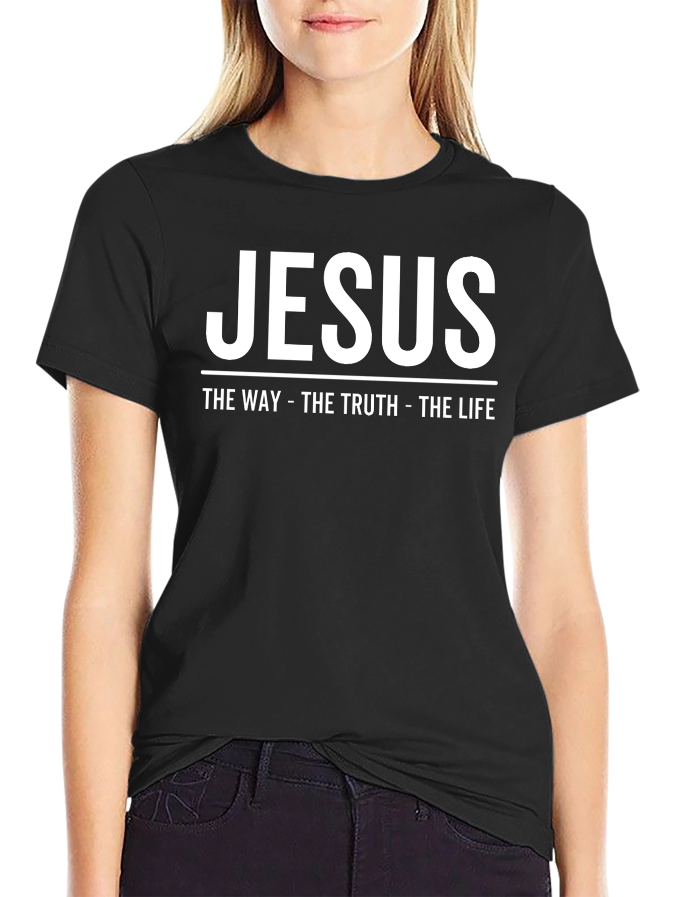 Jesus: The Way The Truth The Life Graphic T-Shirt