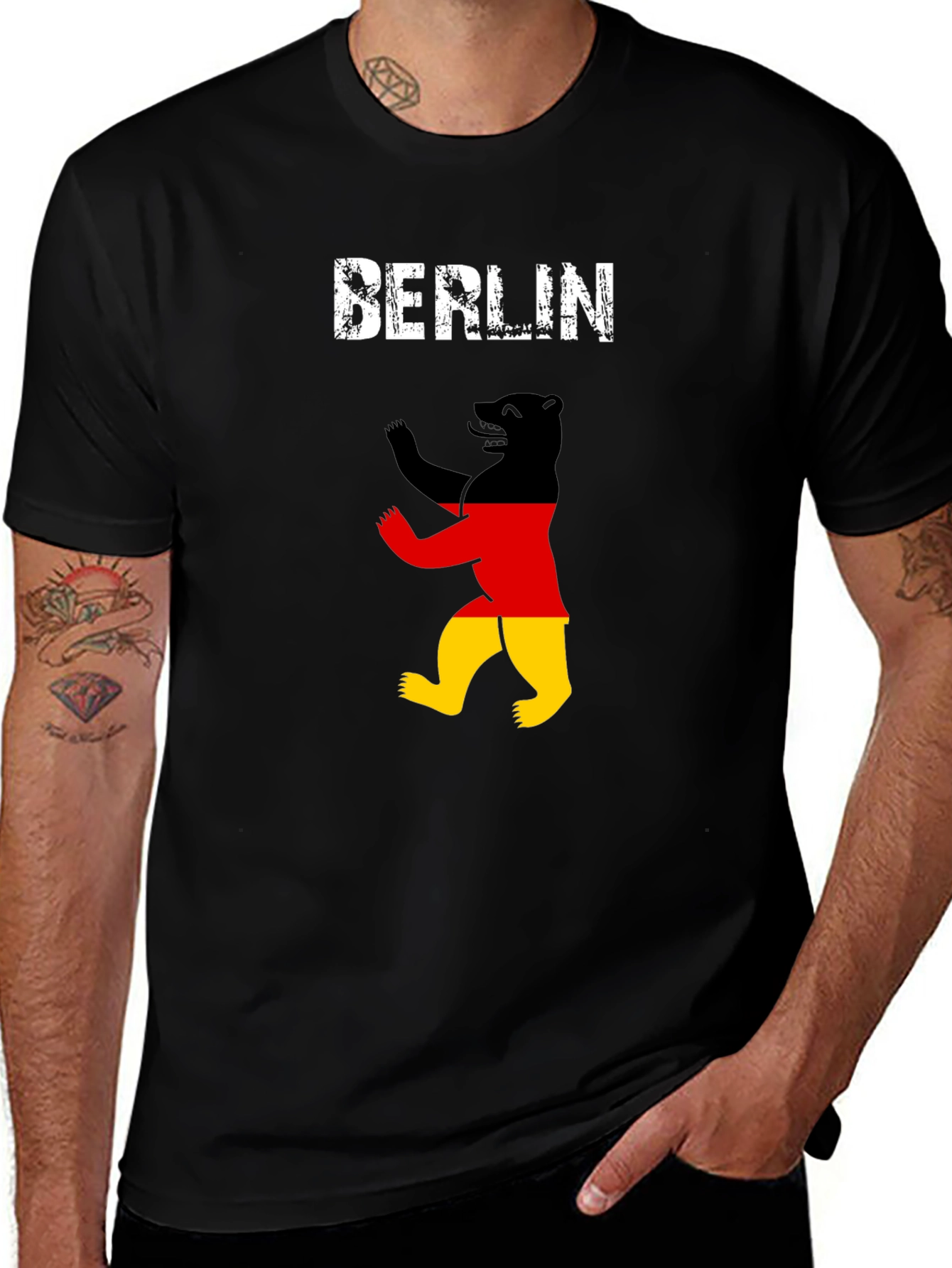 Berlin Bear German Flag T-Shirt