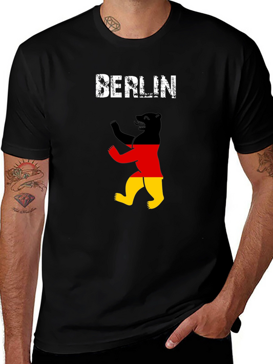 Berlin Bear German Flag T-Shirt