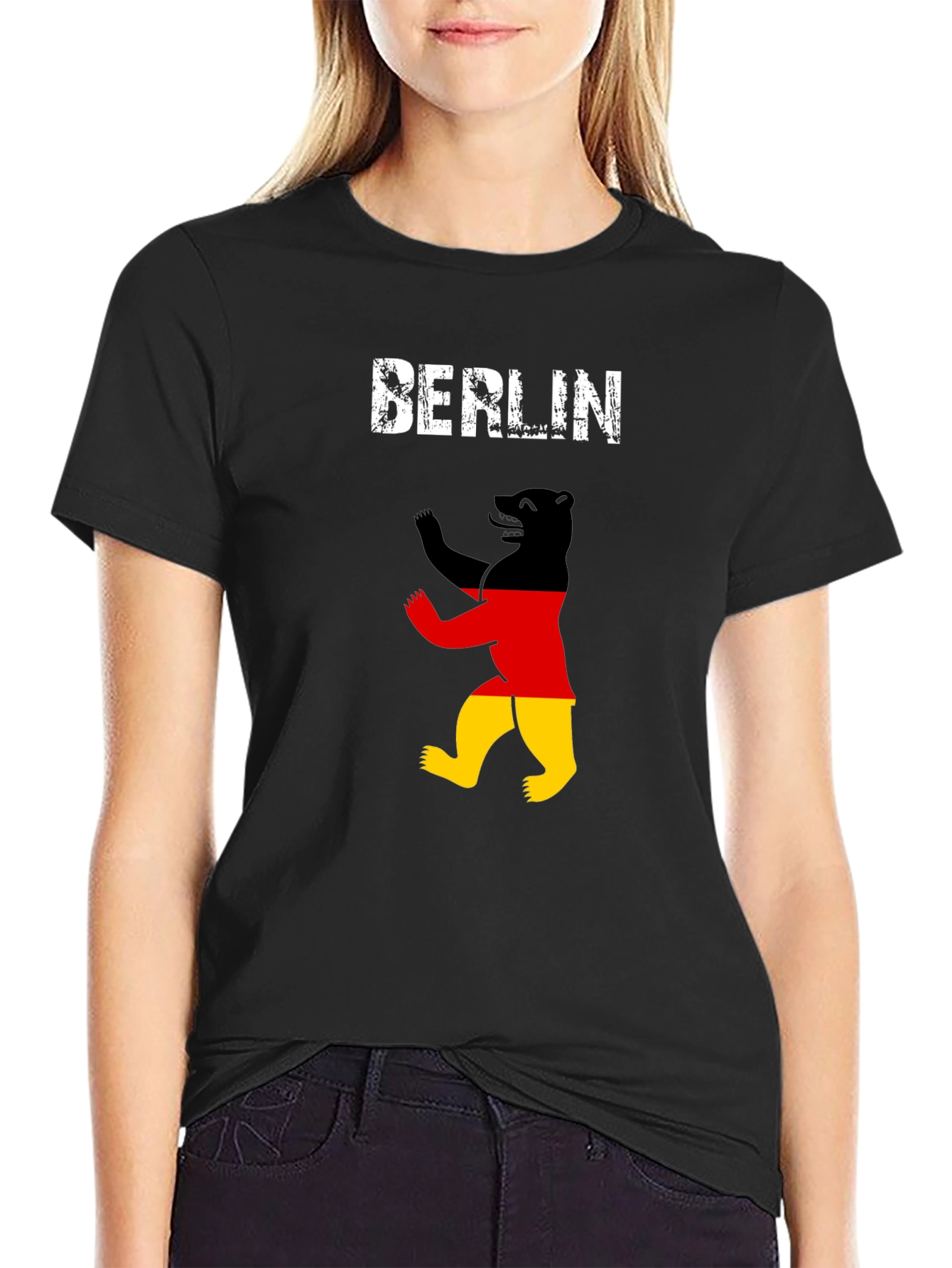 Berlin Bear German Flag T-Shirt