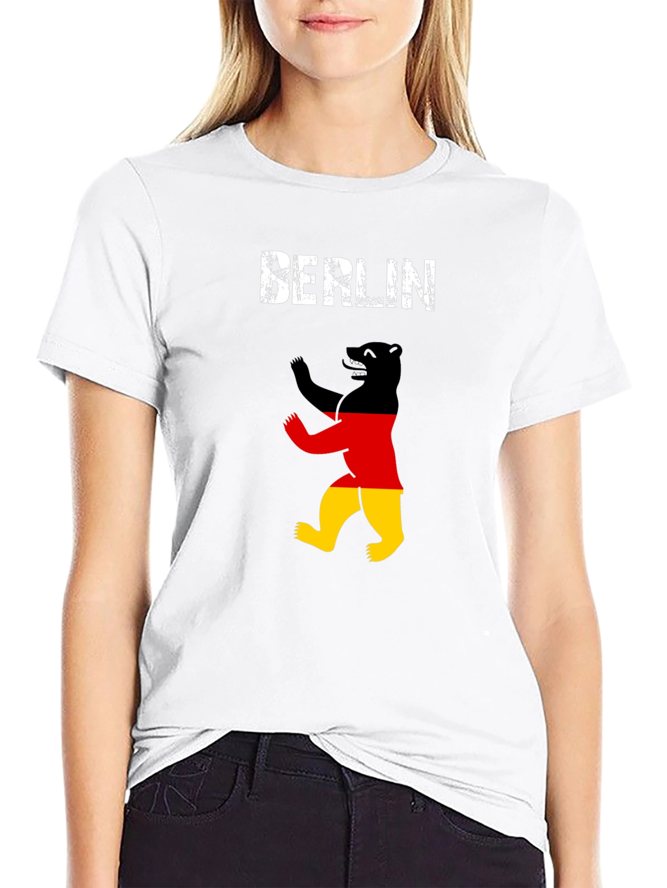 Berlin Bear German Flag T-Shirt