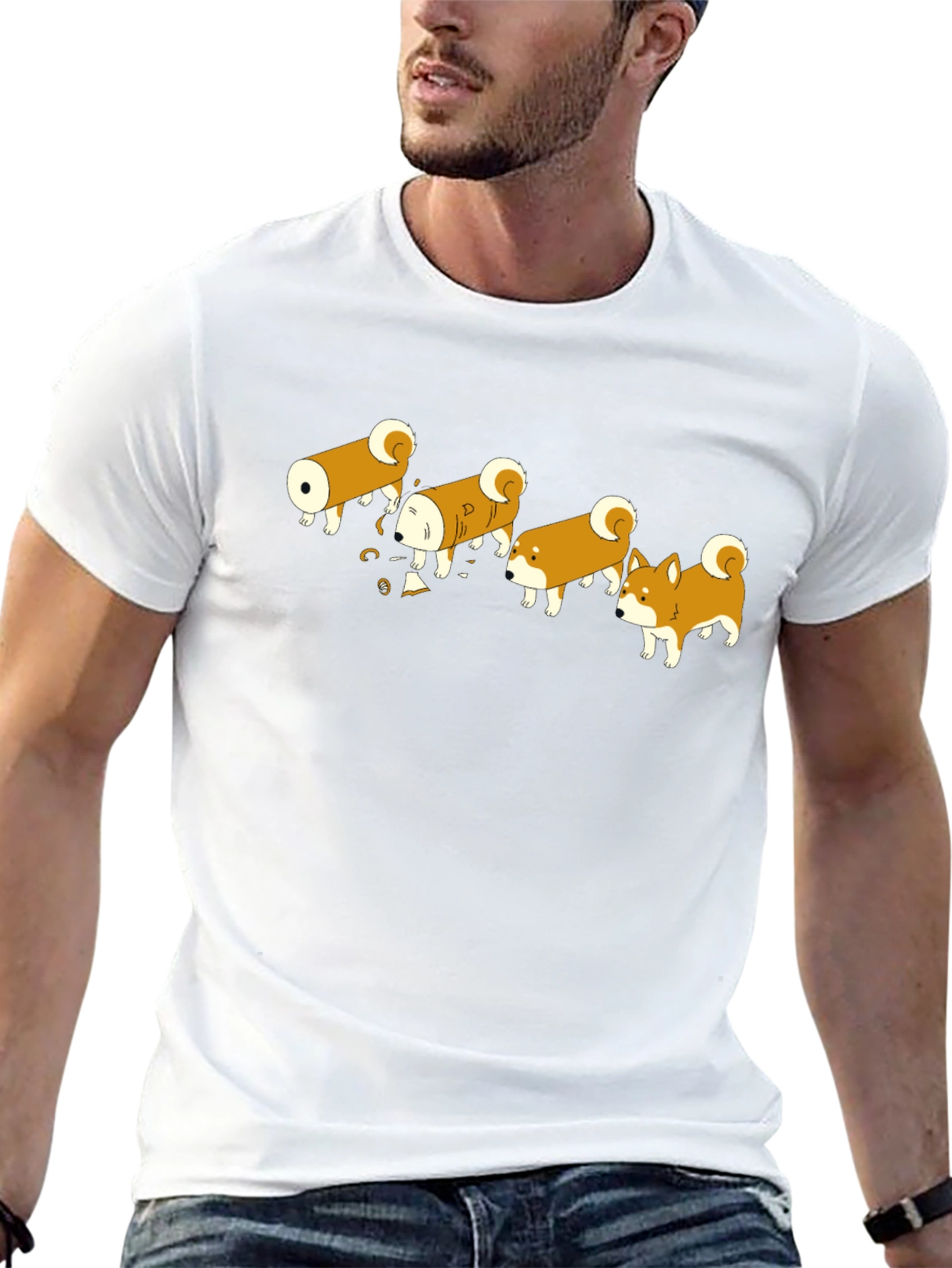 Shiba Evolution Black T-Shirt