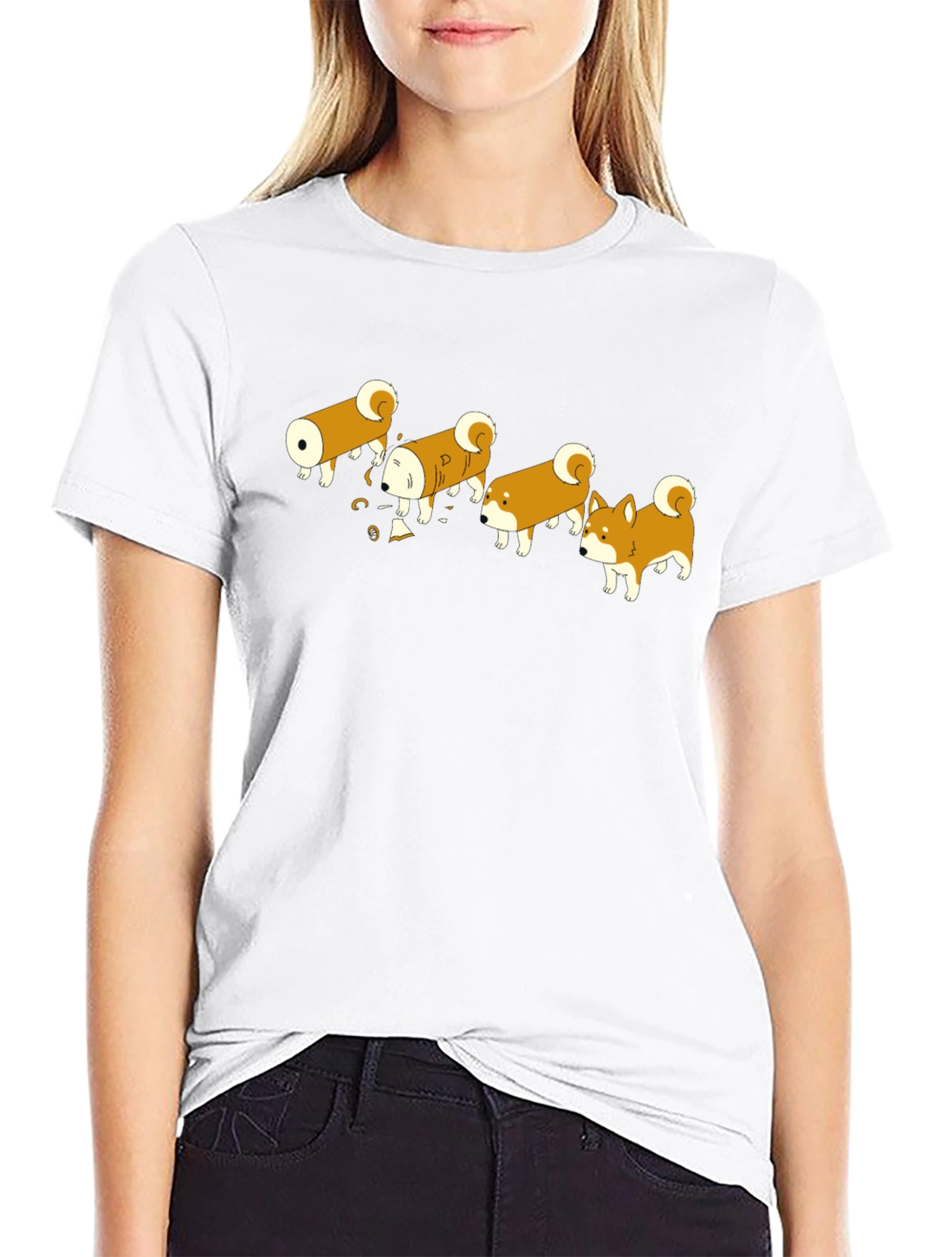 Shiba Evolution Black T-Shirt