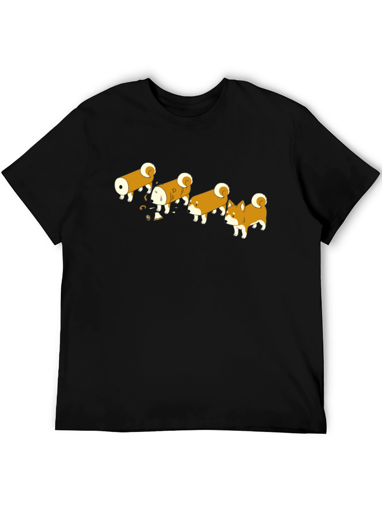 Shiba Evolution Black T-Shirt