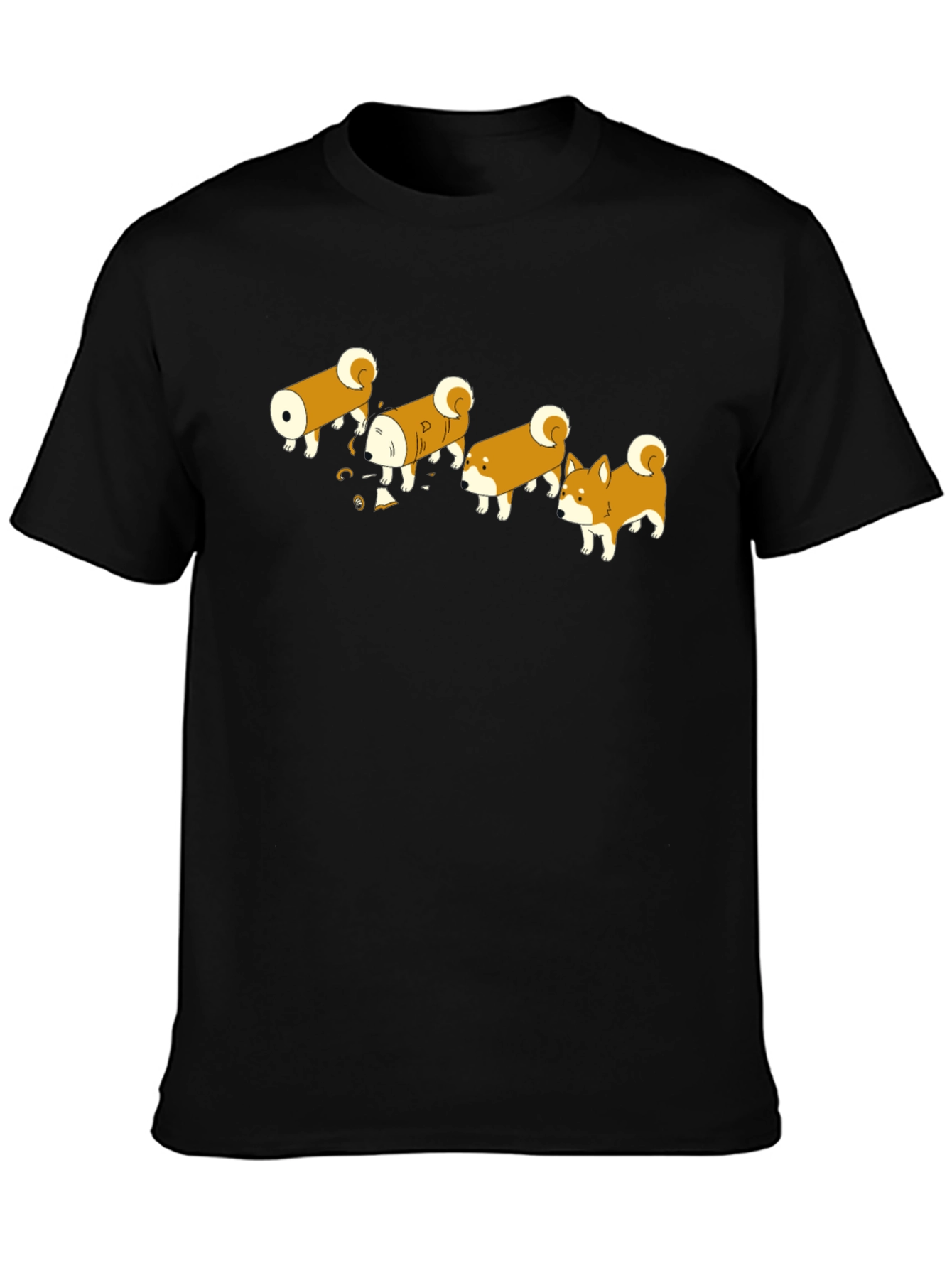 Shiba Evolution Black T-Shirt
