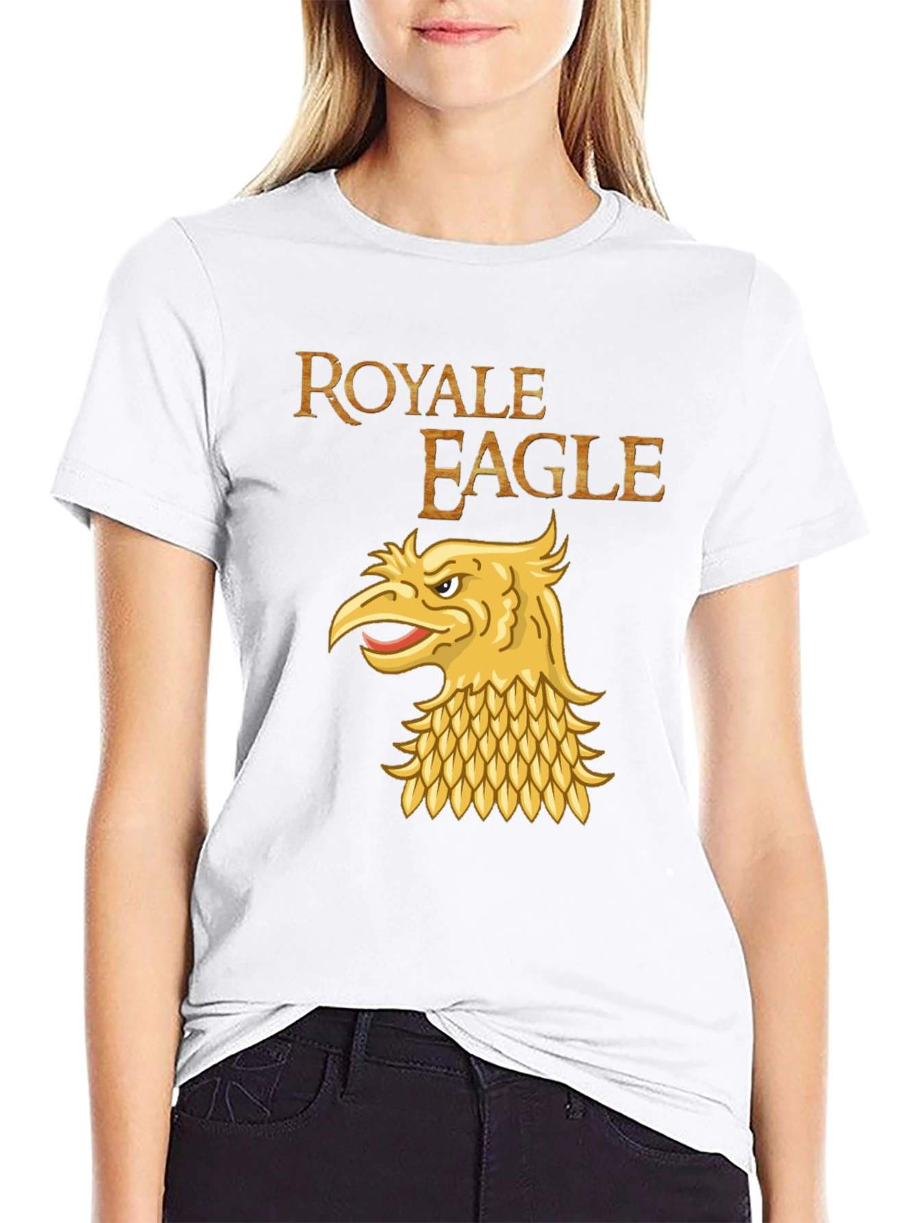 Royale Eagle Graphic T-Shirt - Black