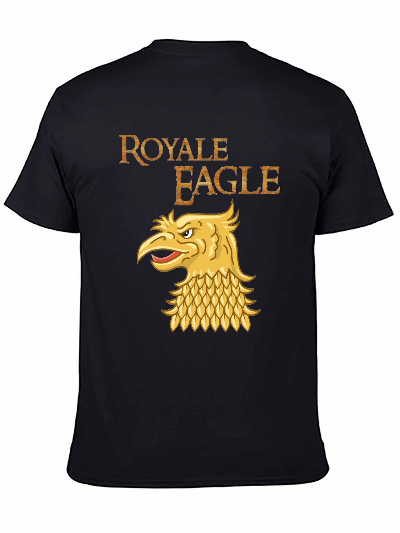 Royale Eagle Graphic T-Shirt - Black