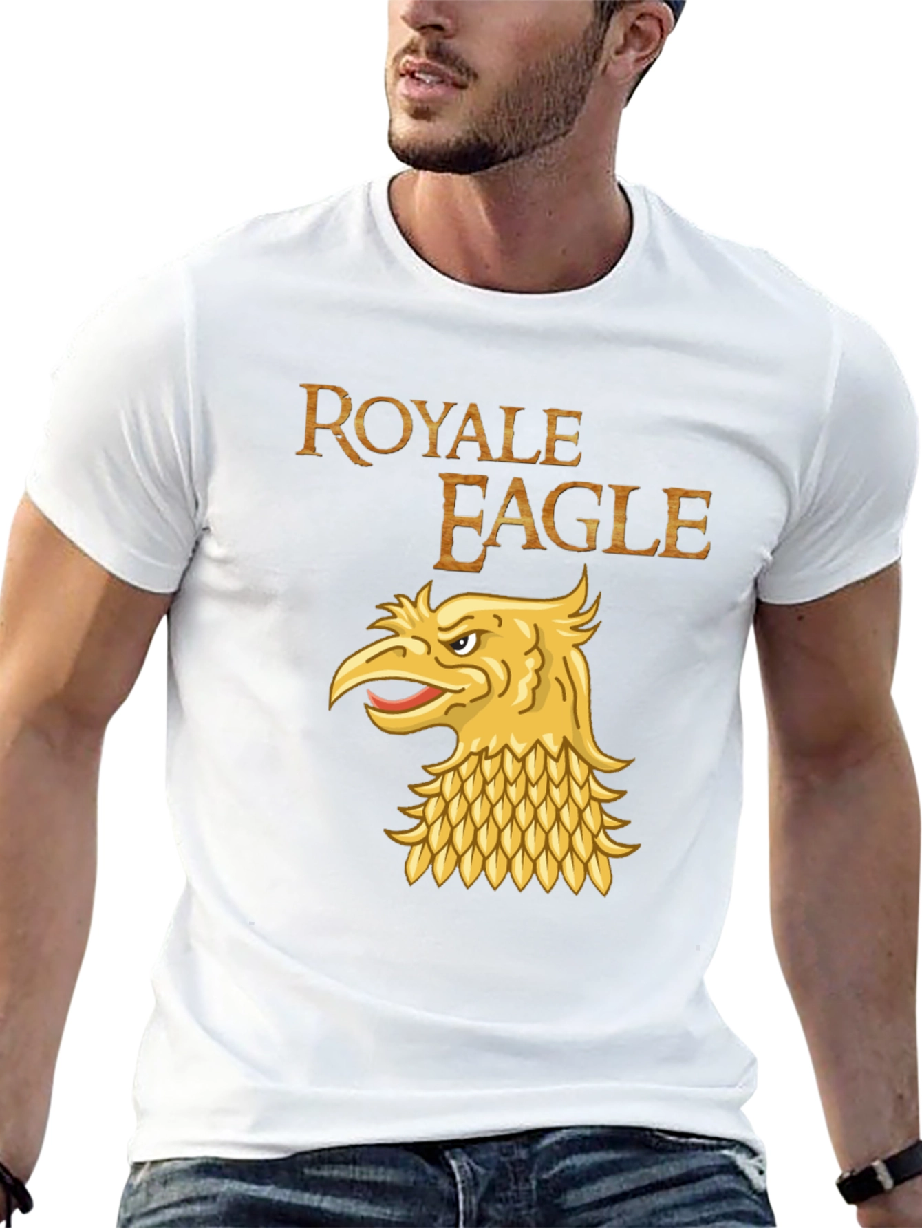 Royale Eagle Graphic T-Shirt - Black