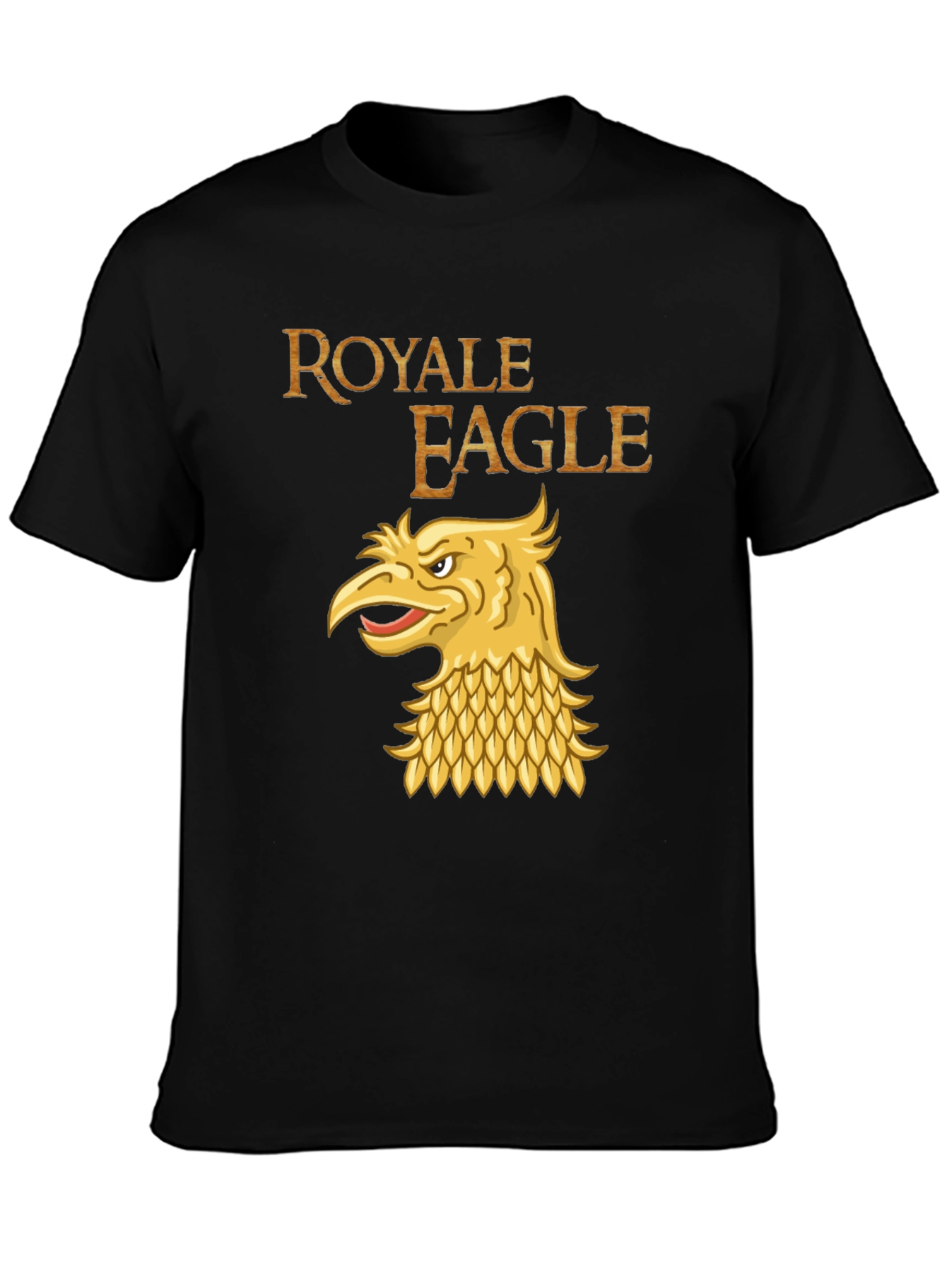 Royale Eagle Graphic T-Shirt - Black
