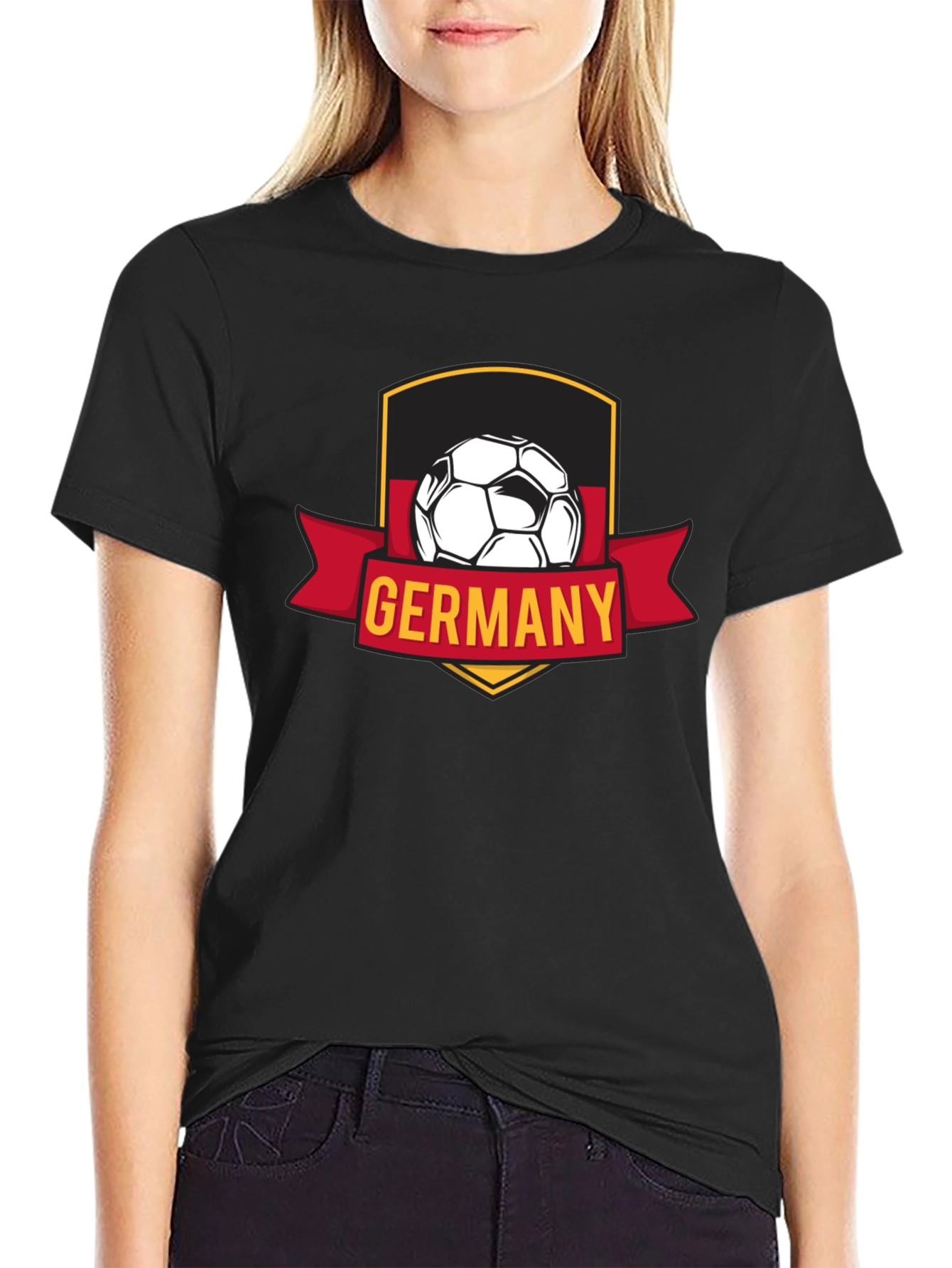 Germany Soccer T-Shirt - Black