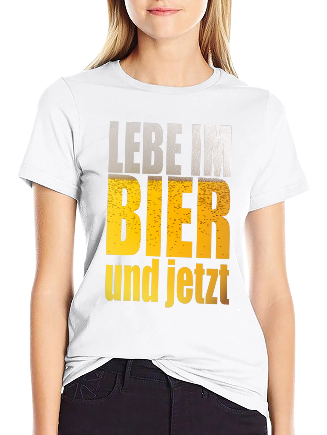 Lebe Im Bier Mens Graphic T-Shirt - Beer Lover