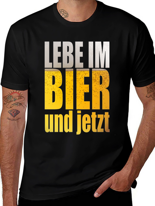 Lebe Im Bier Mens Graphic T-Shirt - Beer Lover