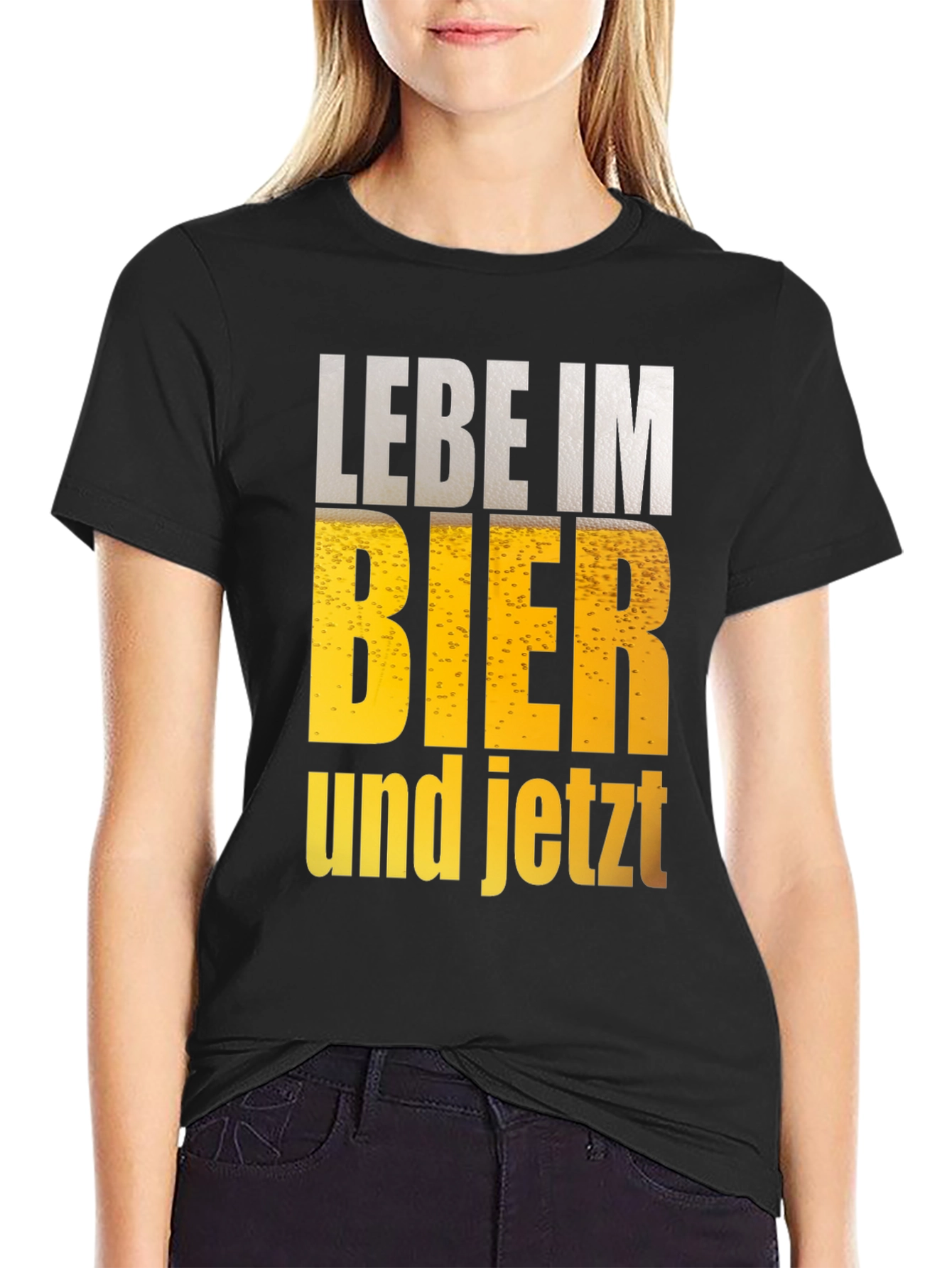 Lebe Im Bier Mens Graphic T-Shirt - Beer Lover
