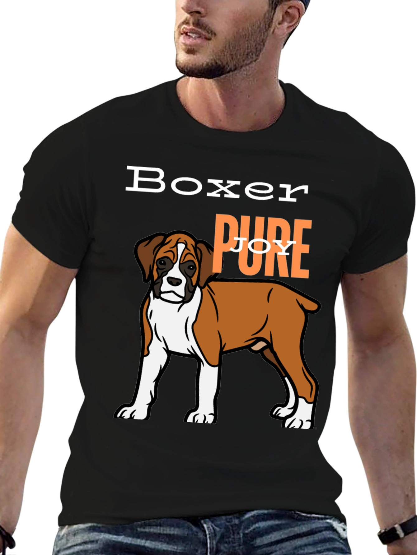 Boxer Pure Joy T-Shirt - Dog Lover Tee