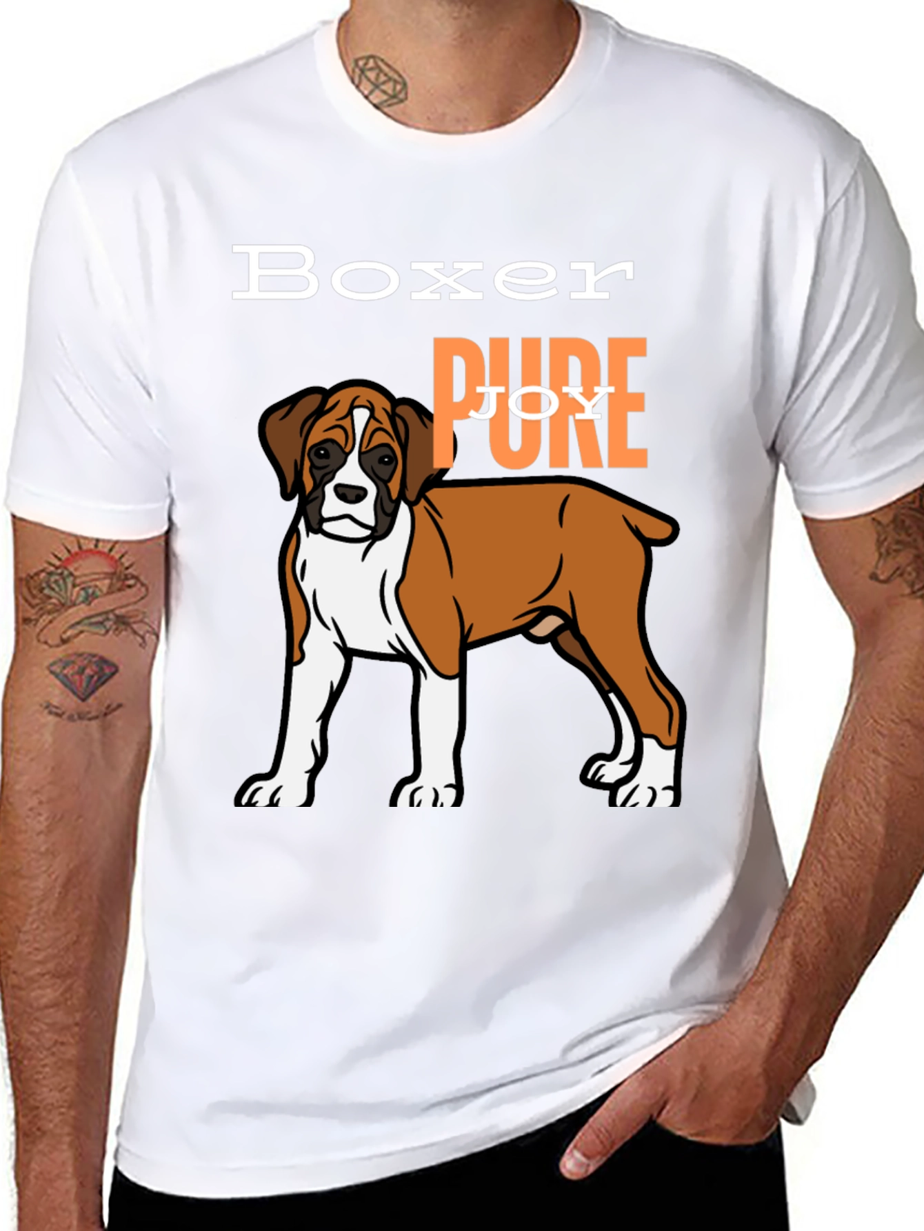 Boxer Pure Joy T-Shirt - Dog Lover Tee