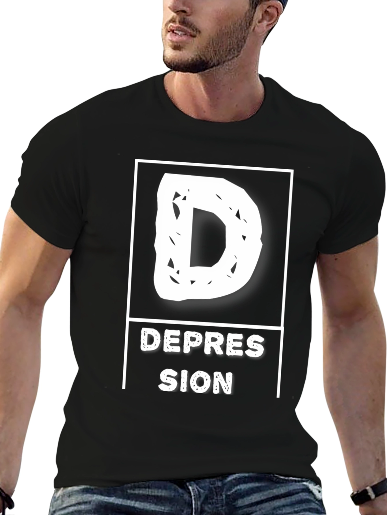 D-Pression Black T-Shirt
