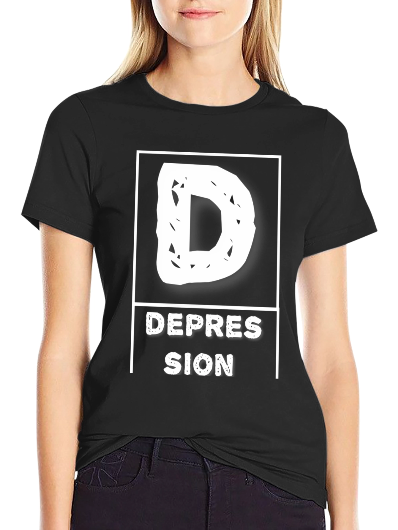 D-Pression Black T-Shirt