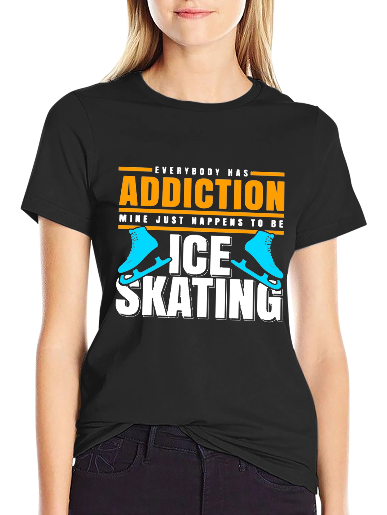 Ice Skating Addiction Tee
