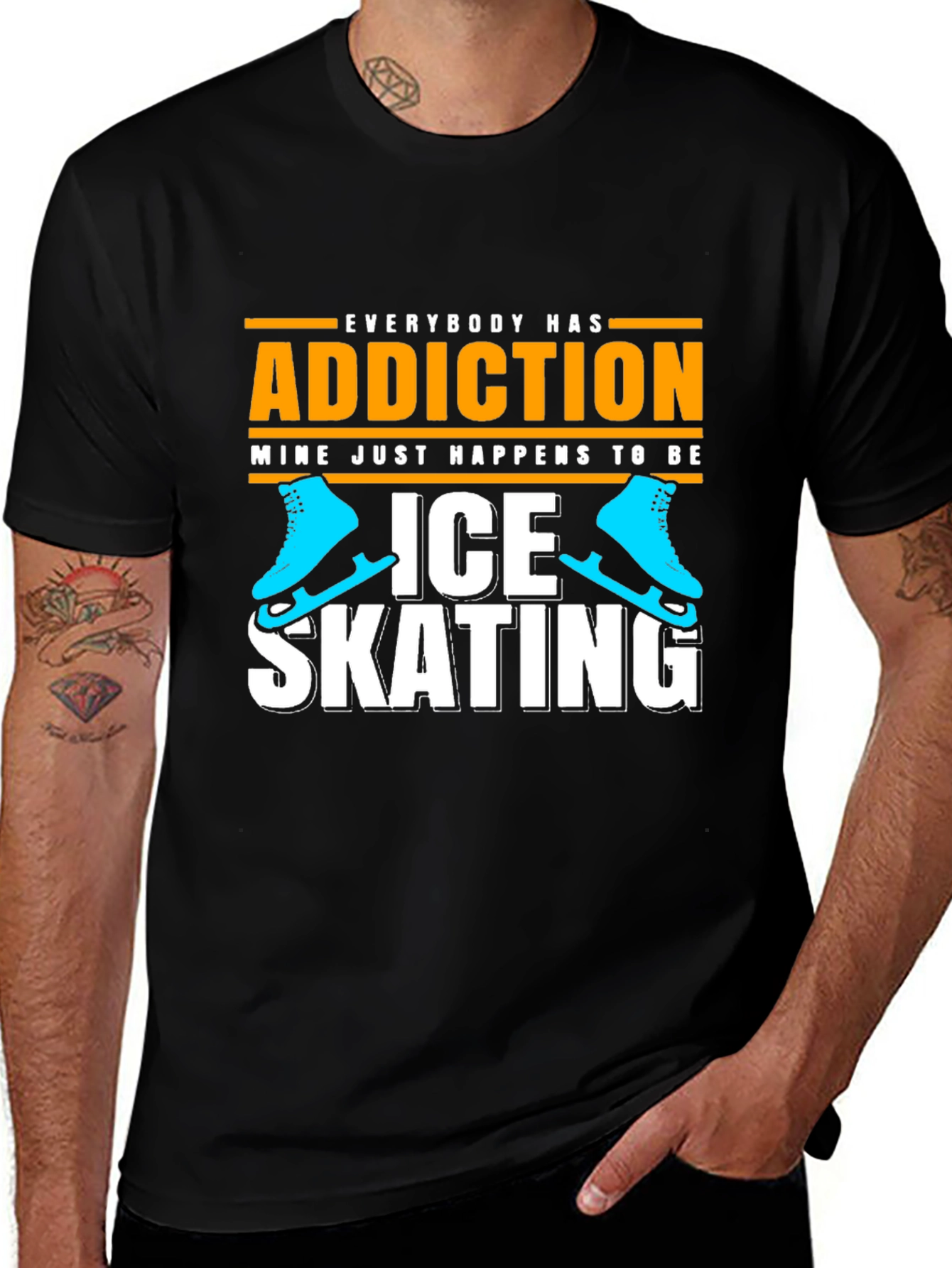 Ice Skating Addiction Tee