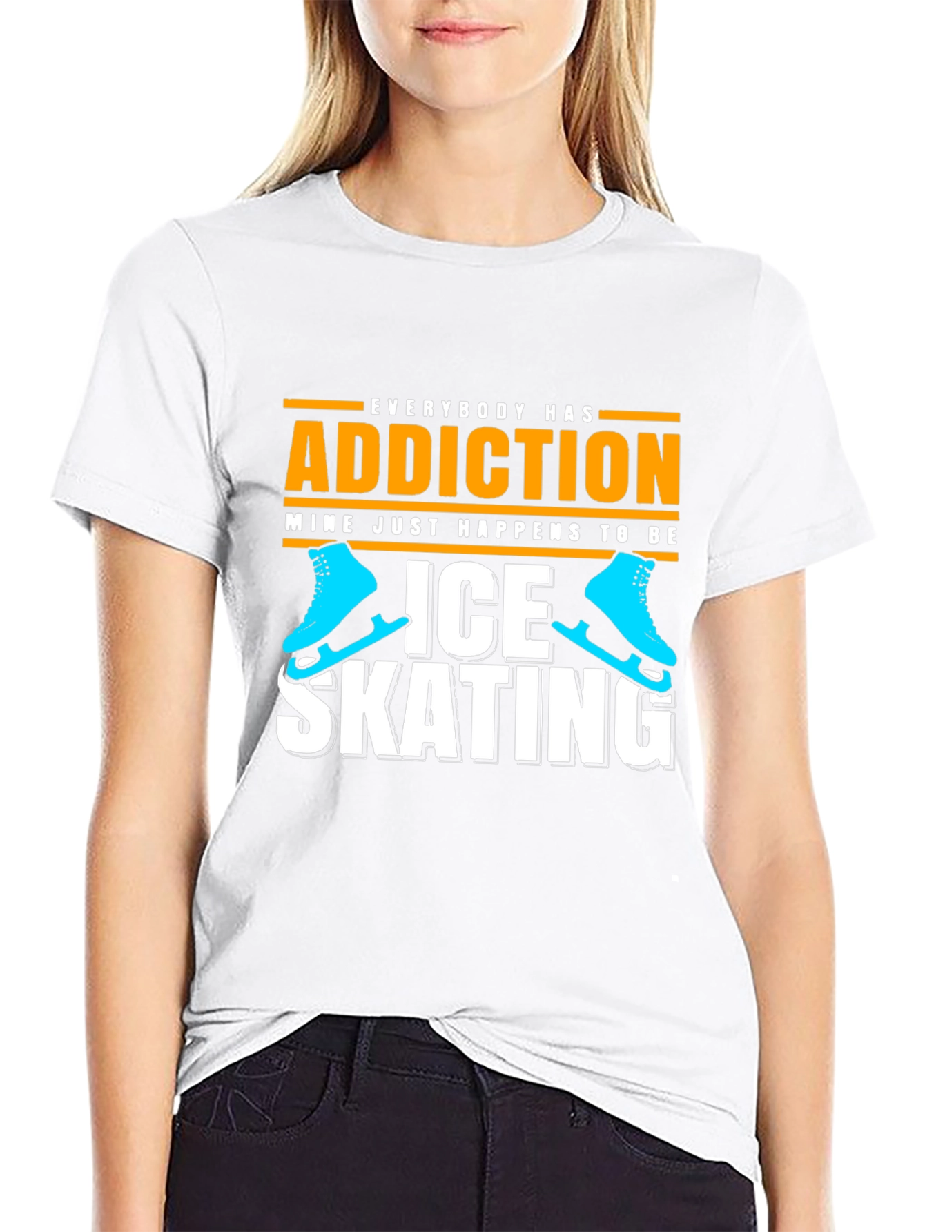 Ice Skating Addiction Tee
