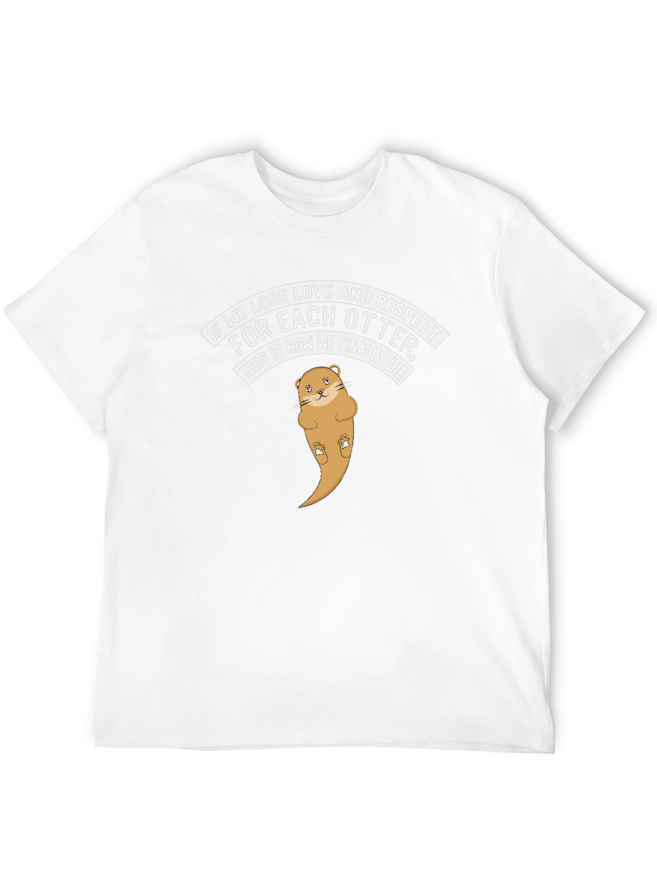 Otter Love & Respect Graphic T-Shirt