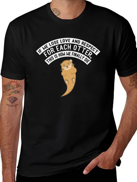 Otter Love & Respect Graphic T-Shirt