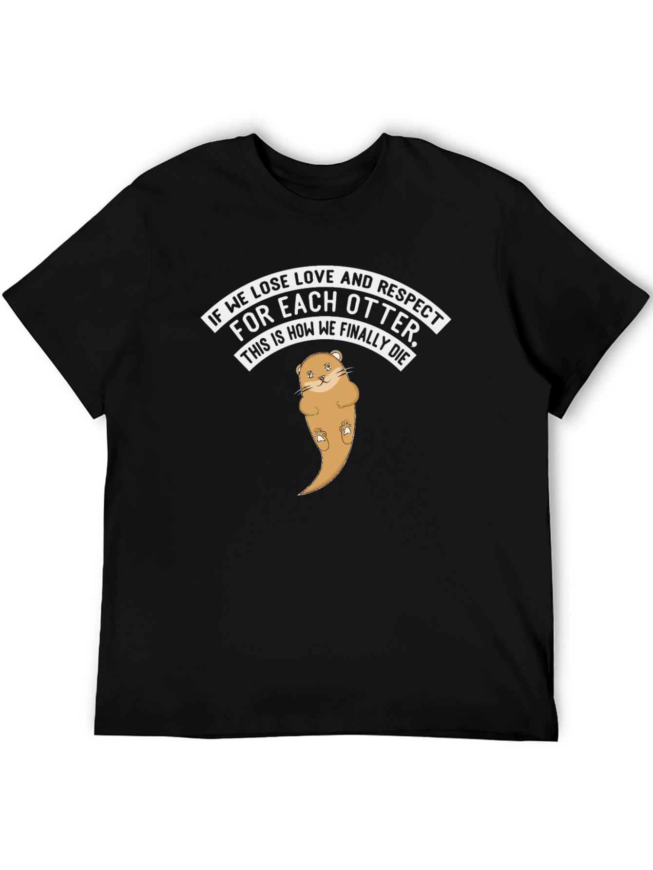 Otter Love & Respect Graphic T-Shirt