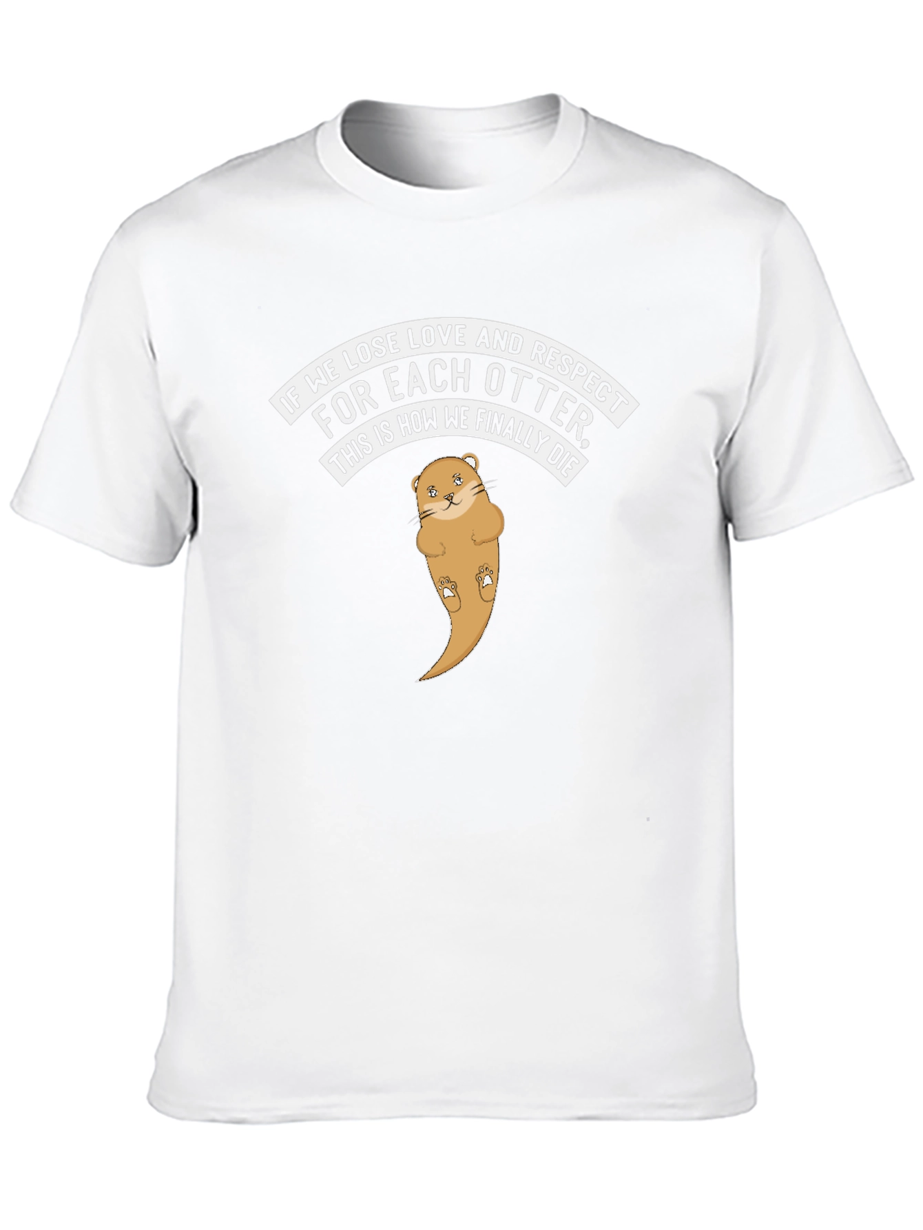 Otter Love & Respect Graphic T-Shirt