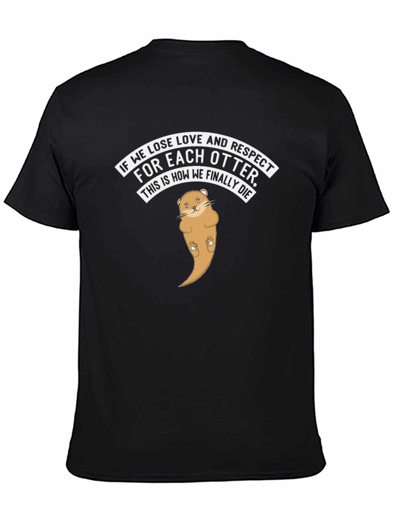 Otter Love & Respect Graphic T-Shirt