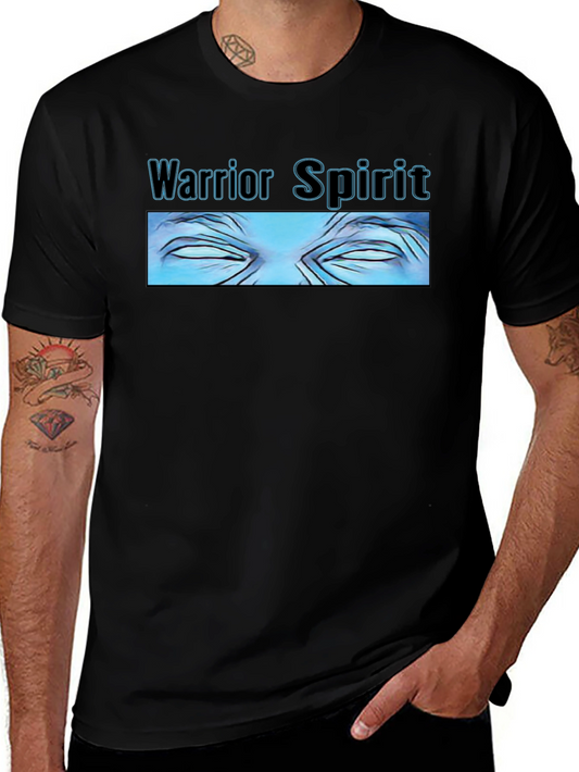Warrior Spirit Graphic Tee - Expressive Design Soft Cotton Comfort