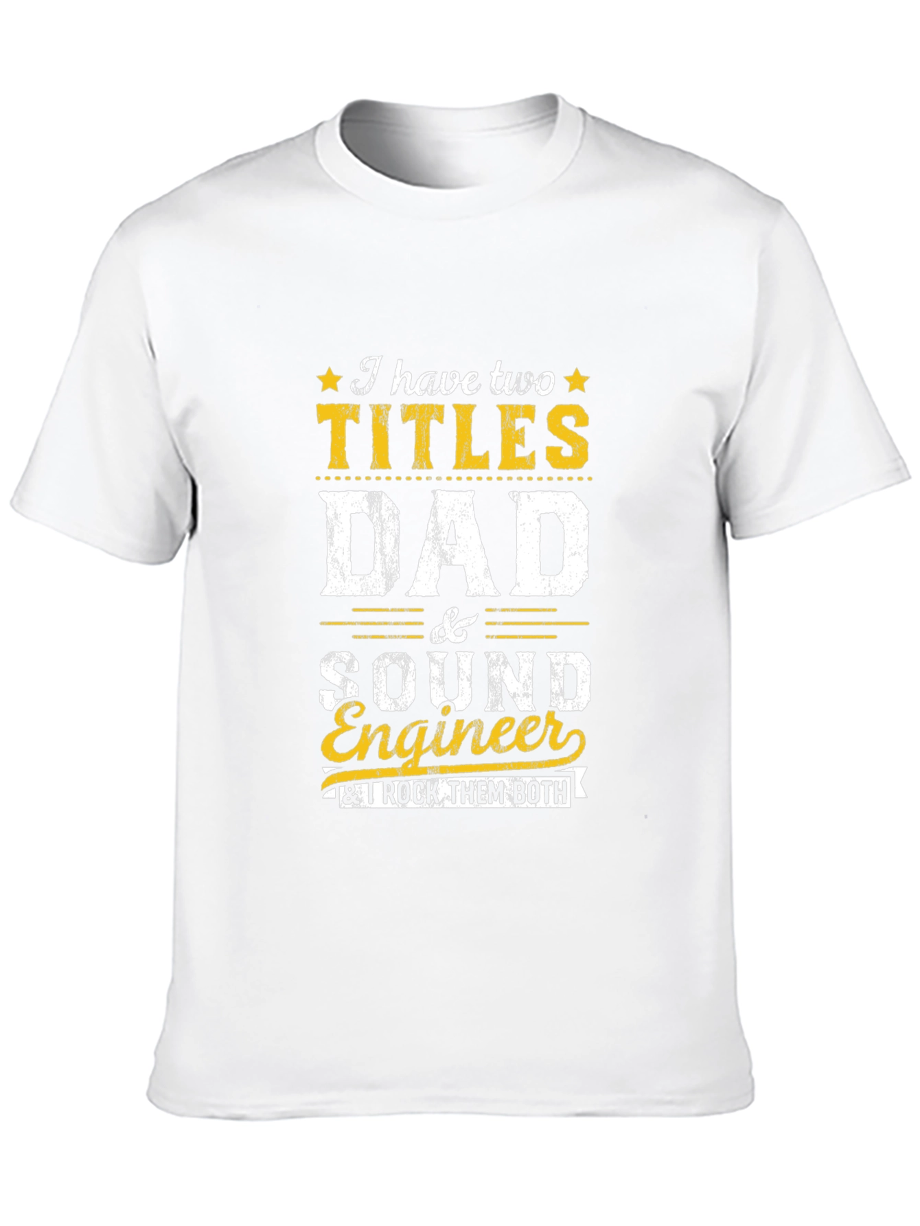Dad and Sound Engineer Graphic Tee