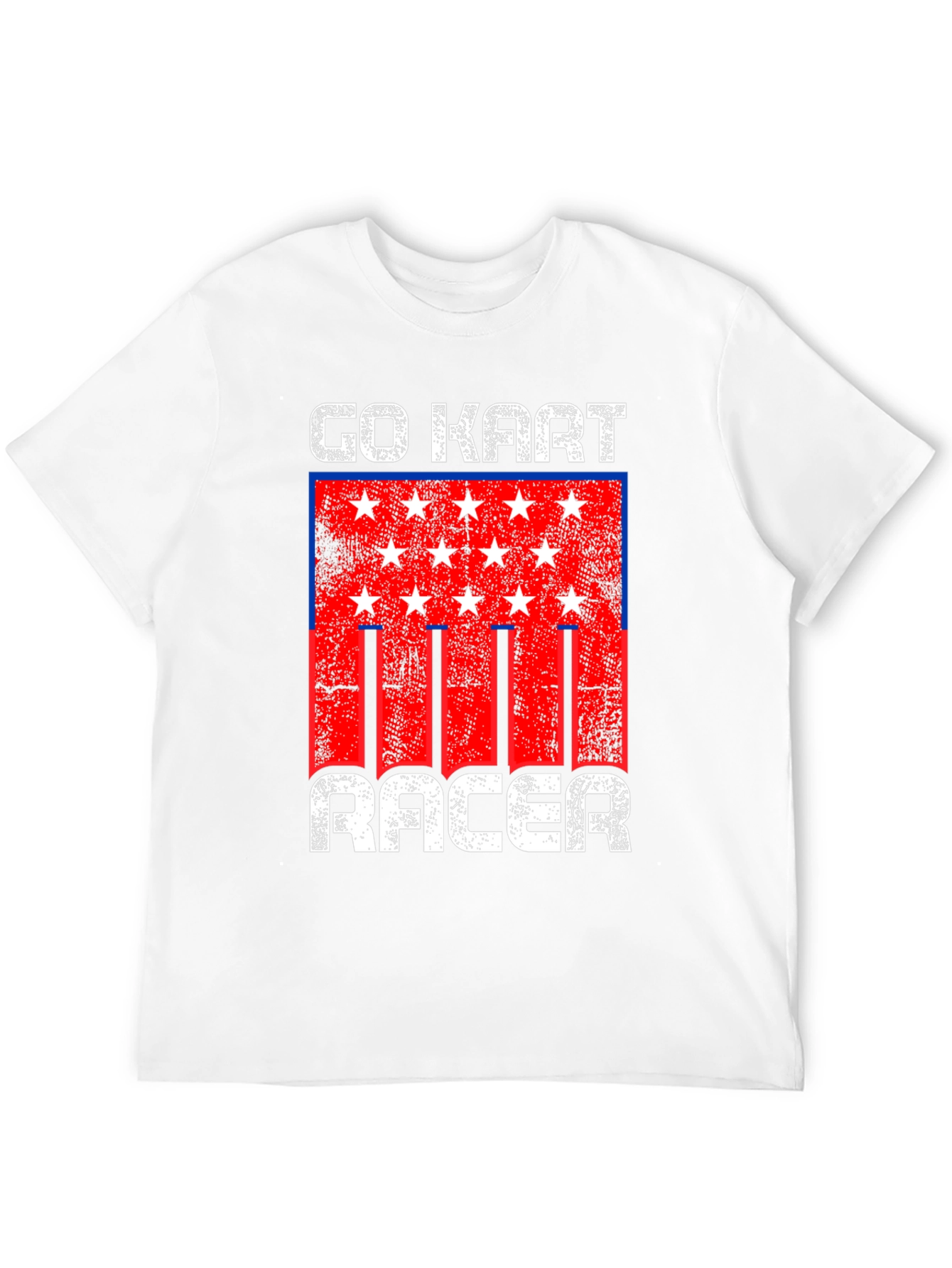 Go Kart Racer Graphic Tee - Distressed Design