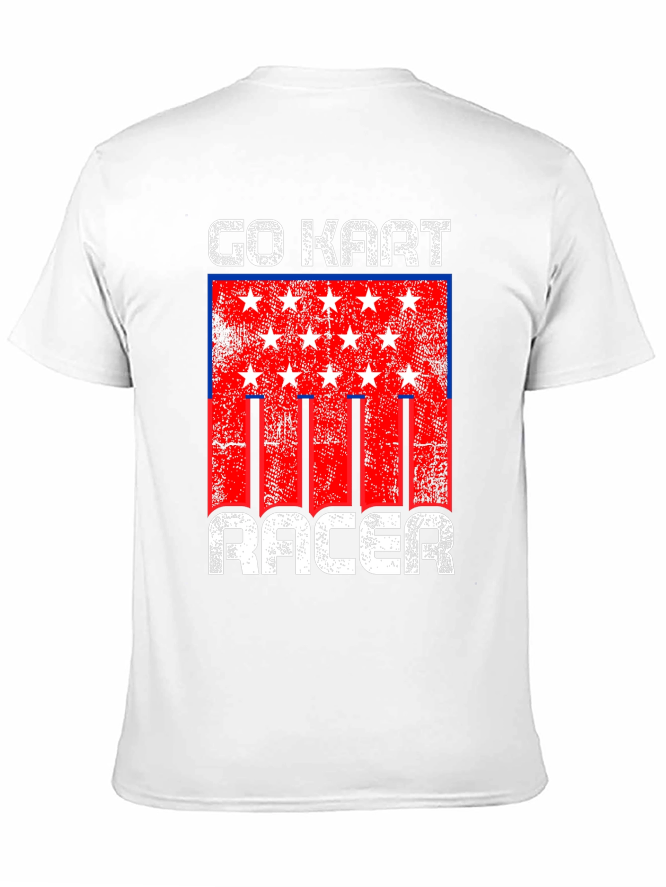 Go Kart Racer Graphic Tee - Distressed Design