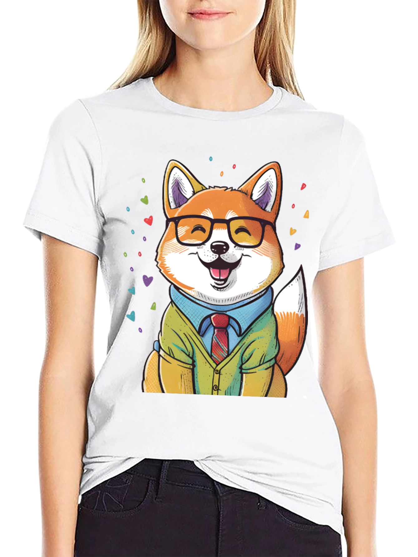 Shiba Inu Office Style T-Shirt