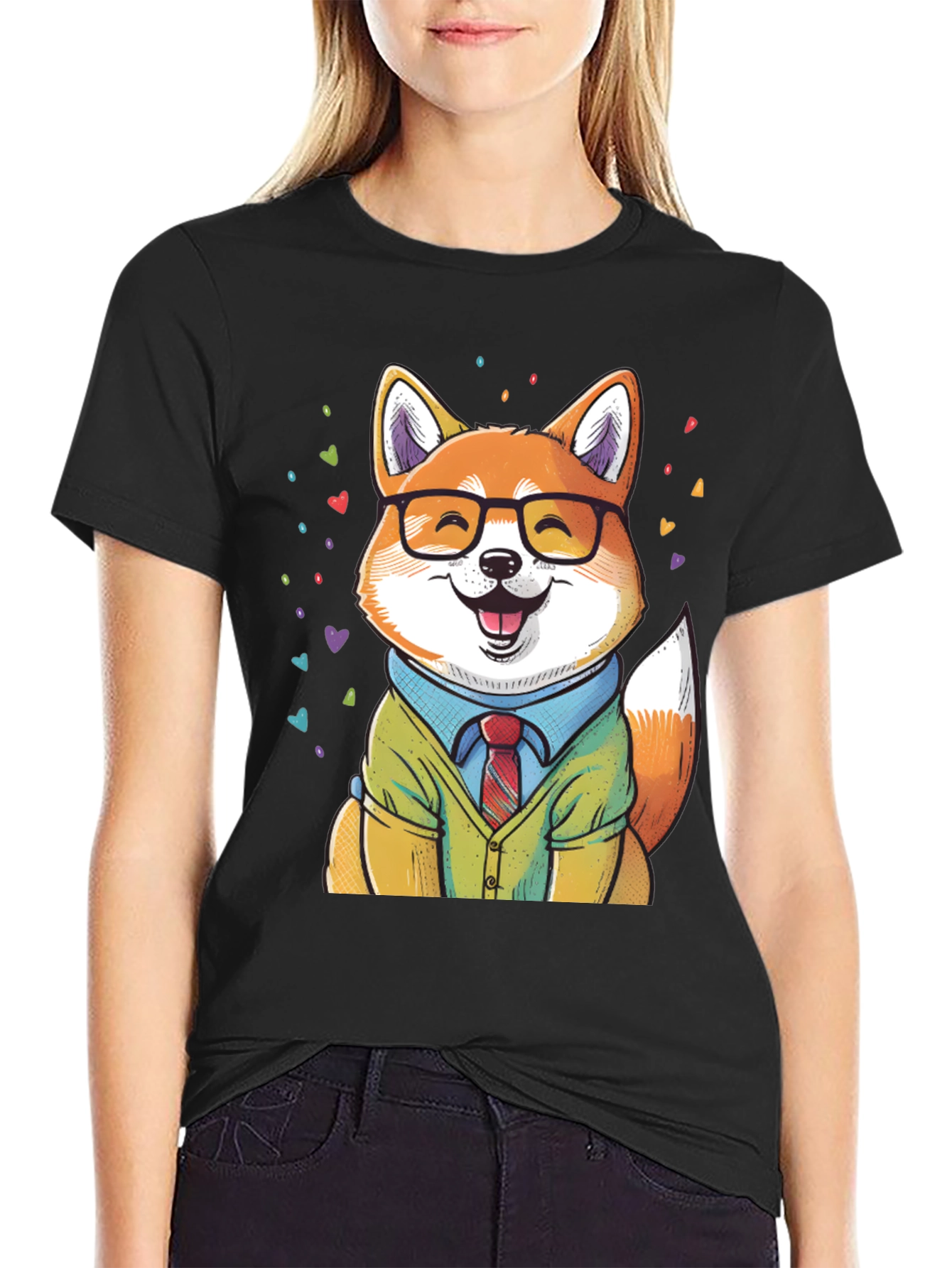 Shiba Inu Office Style T-Shirt