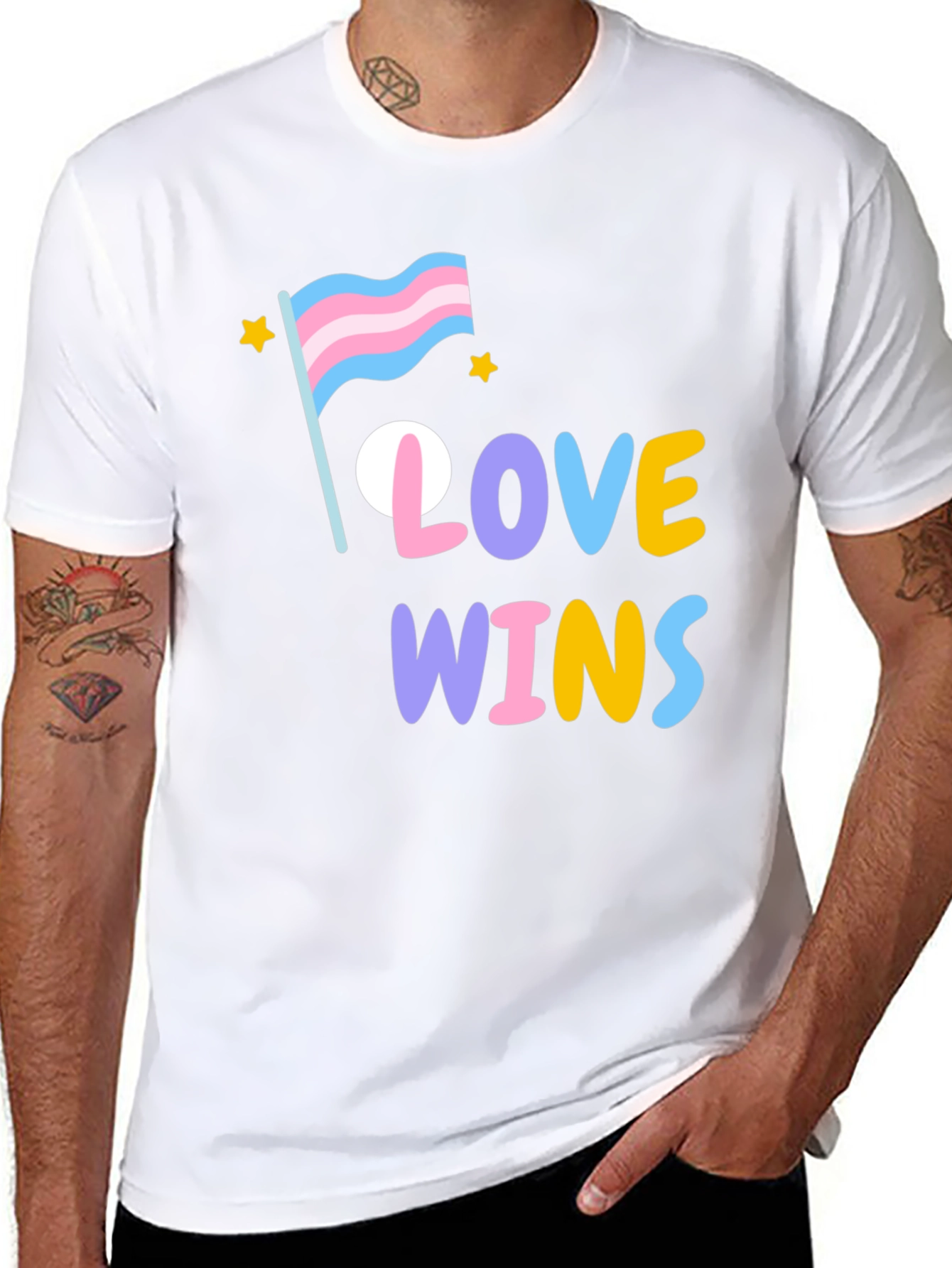 Love Wins Transgender Pride T-Shirt