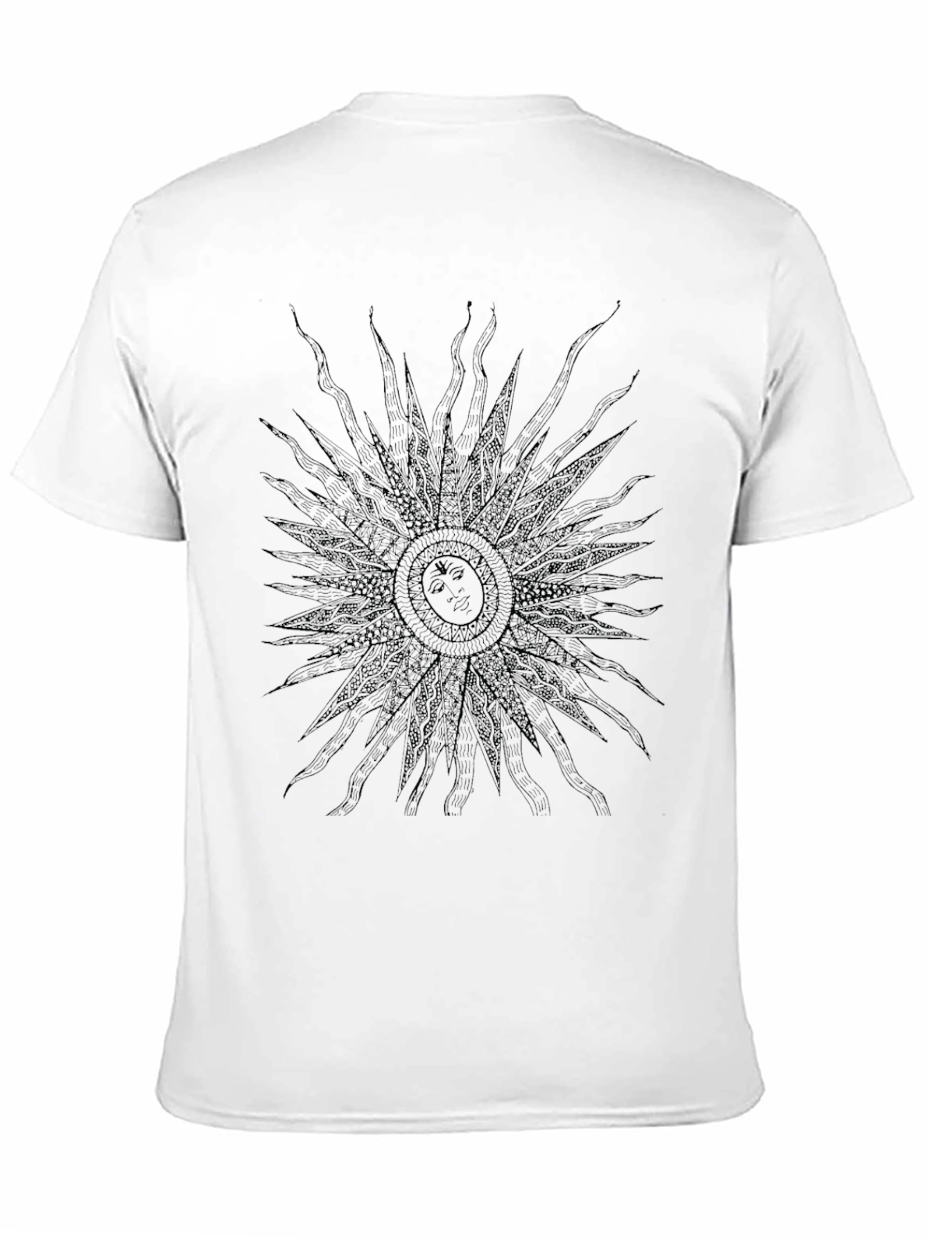Black Sun Graphic Tee - Modern Style