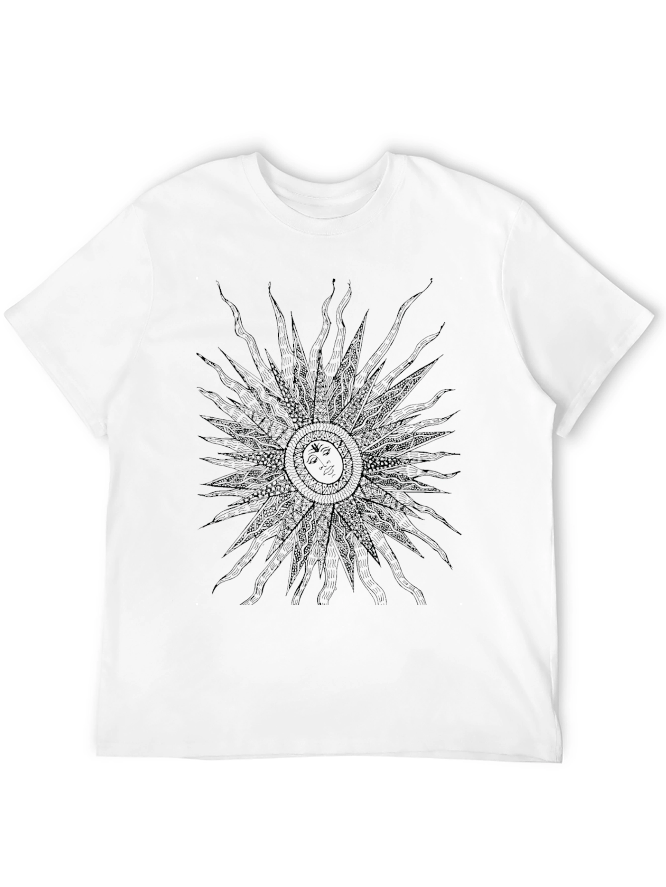 Black Sun Graphic Tee - Modern Style
