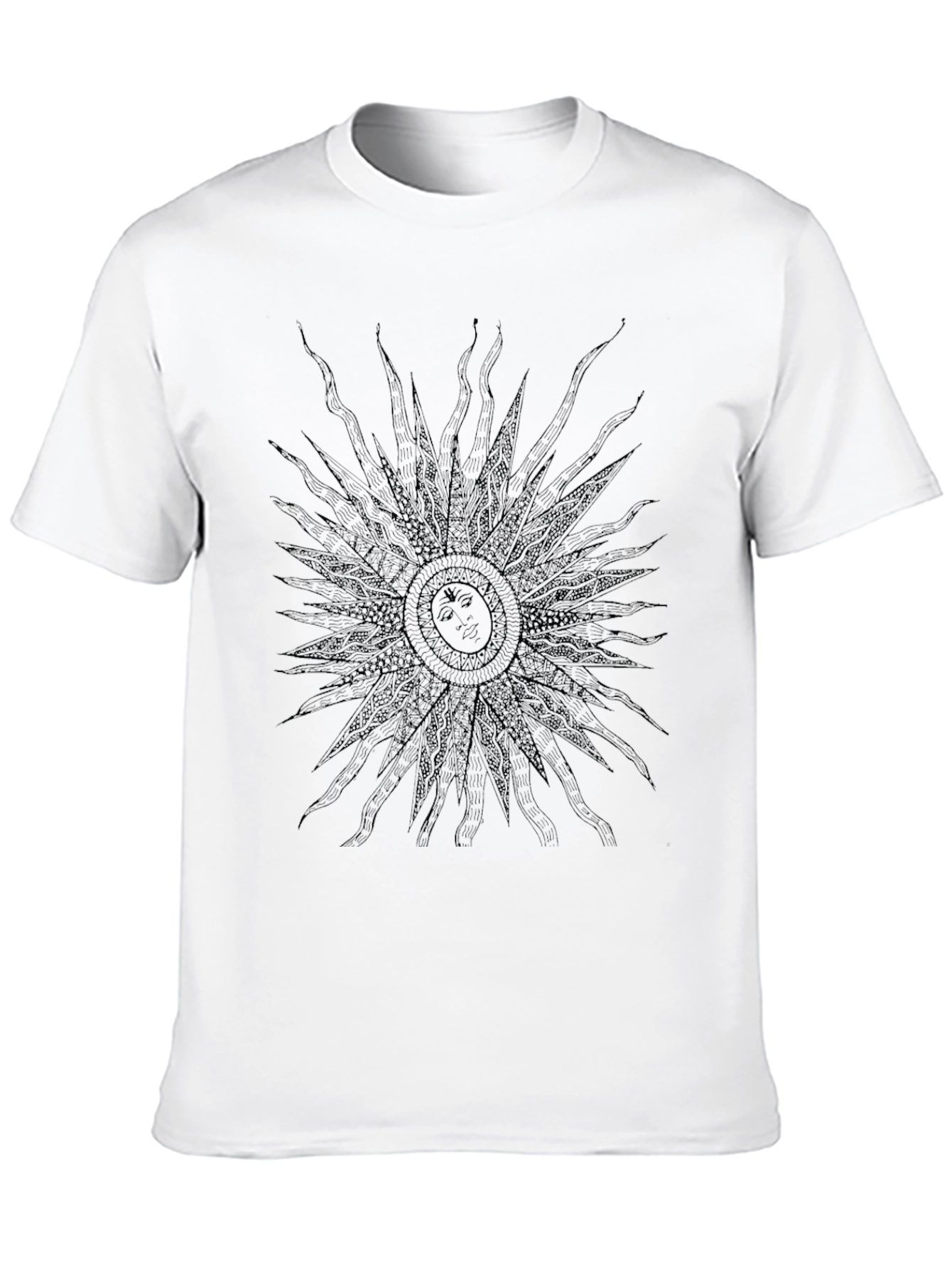 Black Sun Graphic Tee - Modern Style