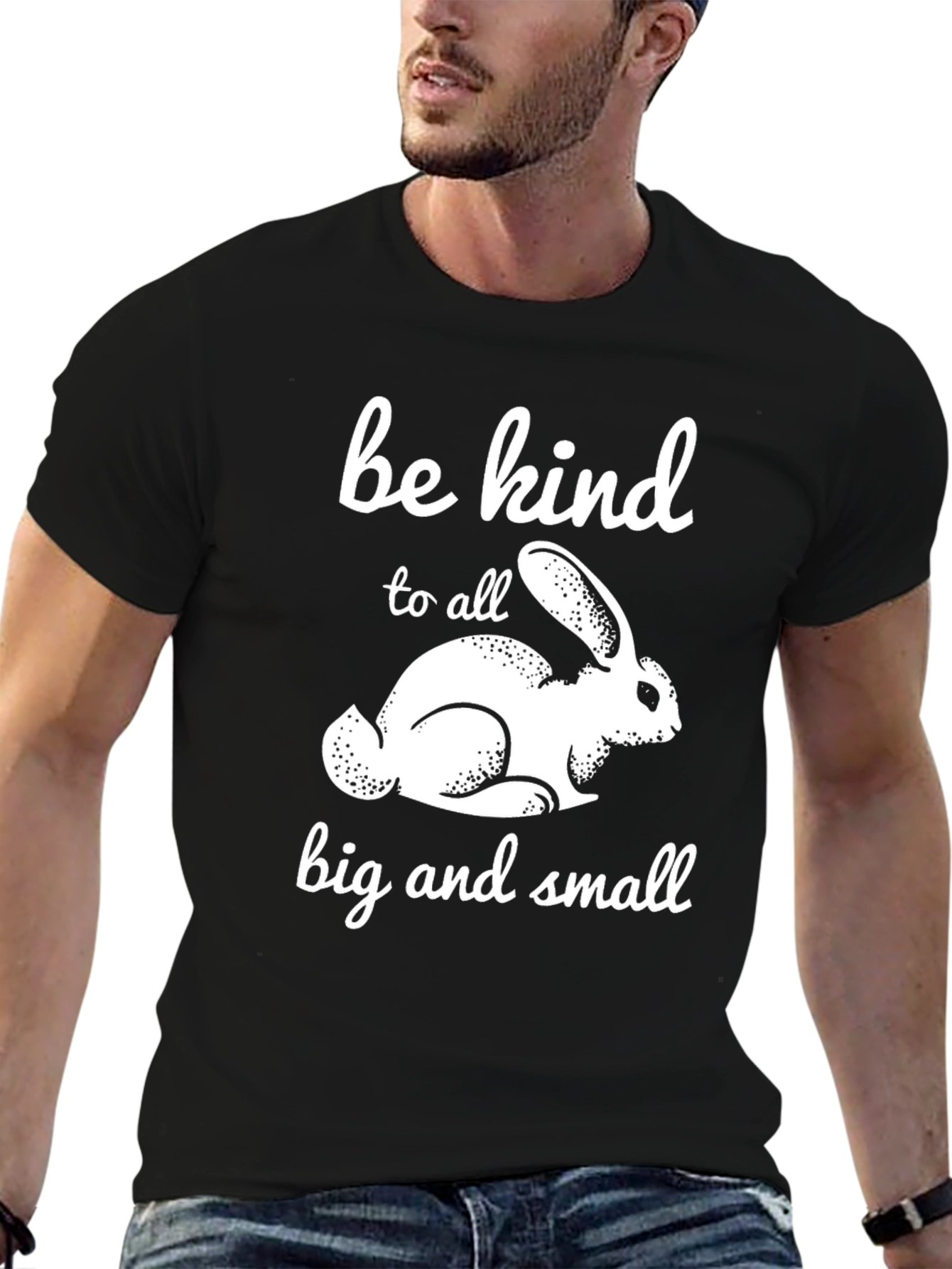 Be Kind Rabbit Graphic T-Shirt