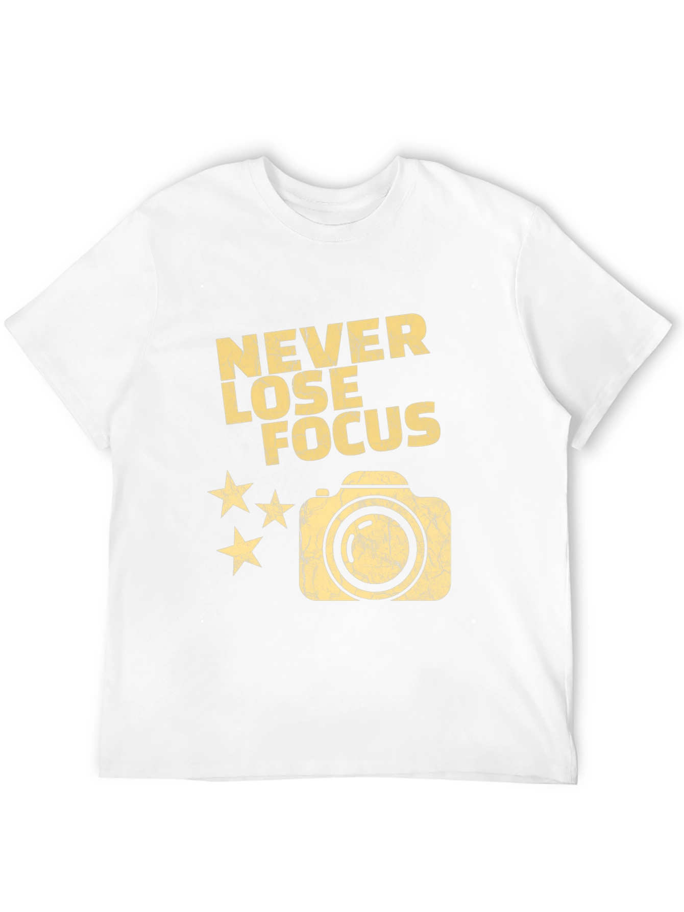 Never Lose Focus Camera Graphic T-Shirt
