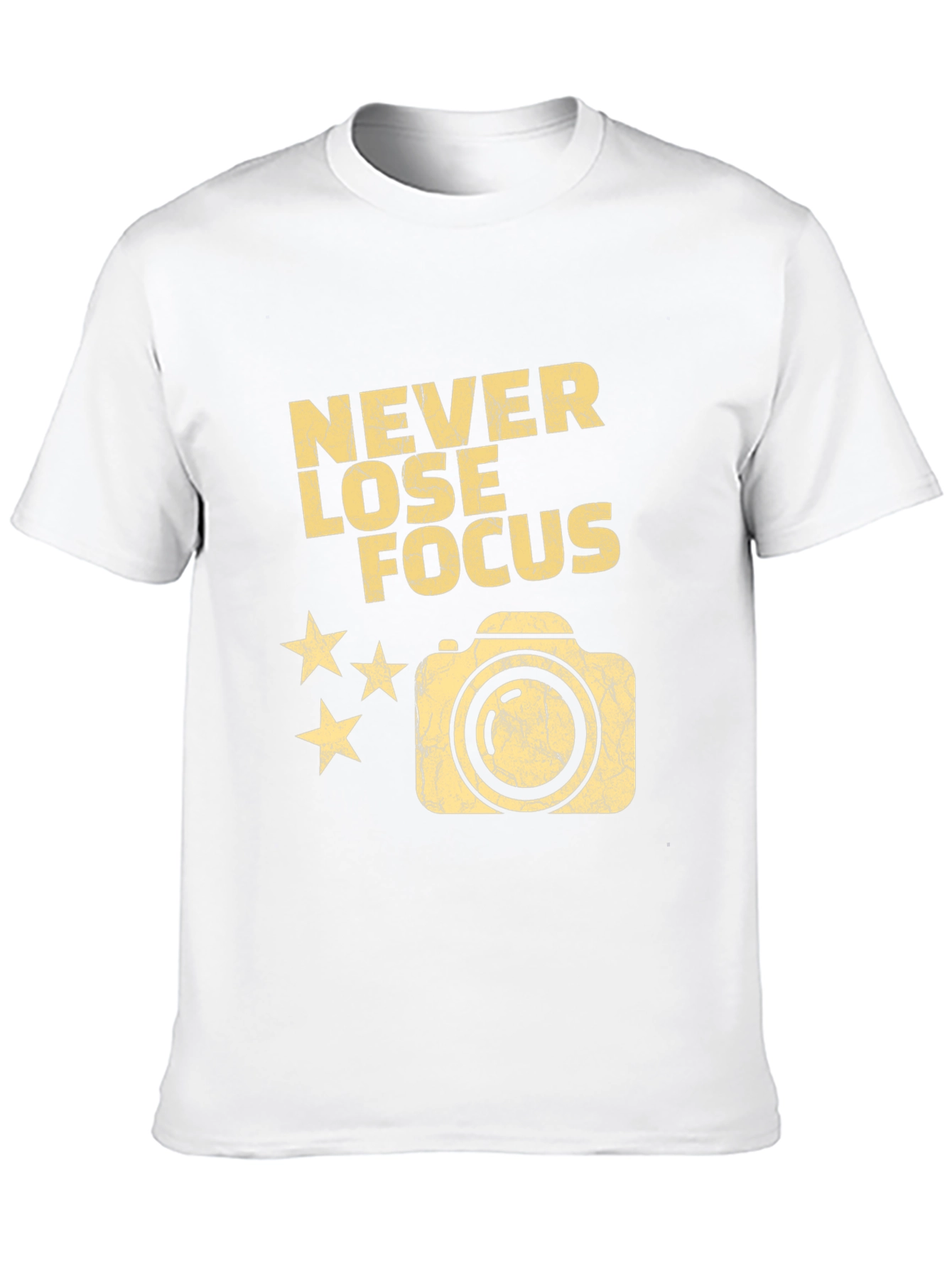 Never Lose Focus Camera Graphic T-Shirt