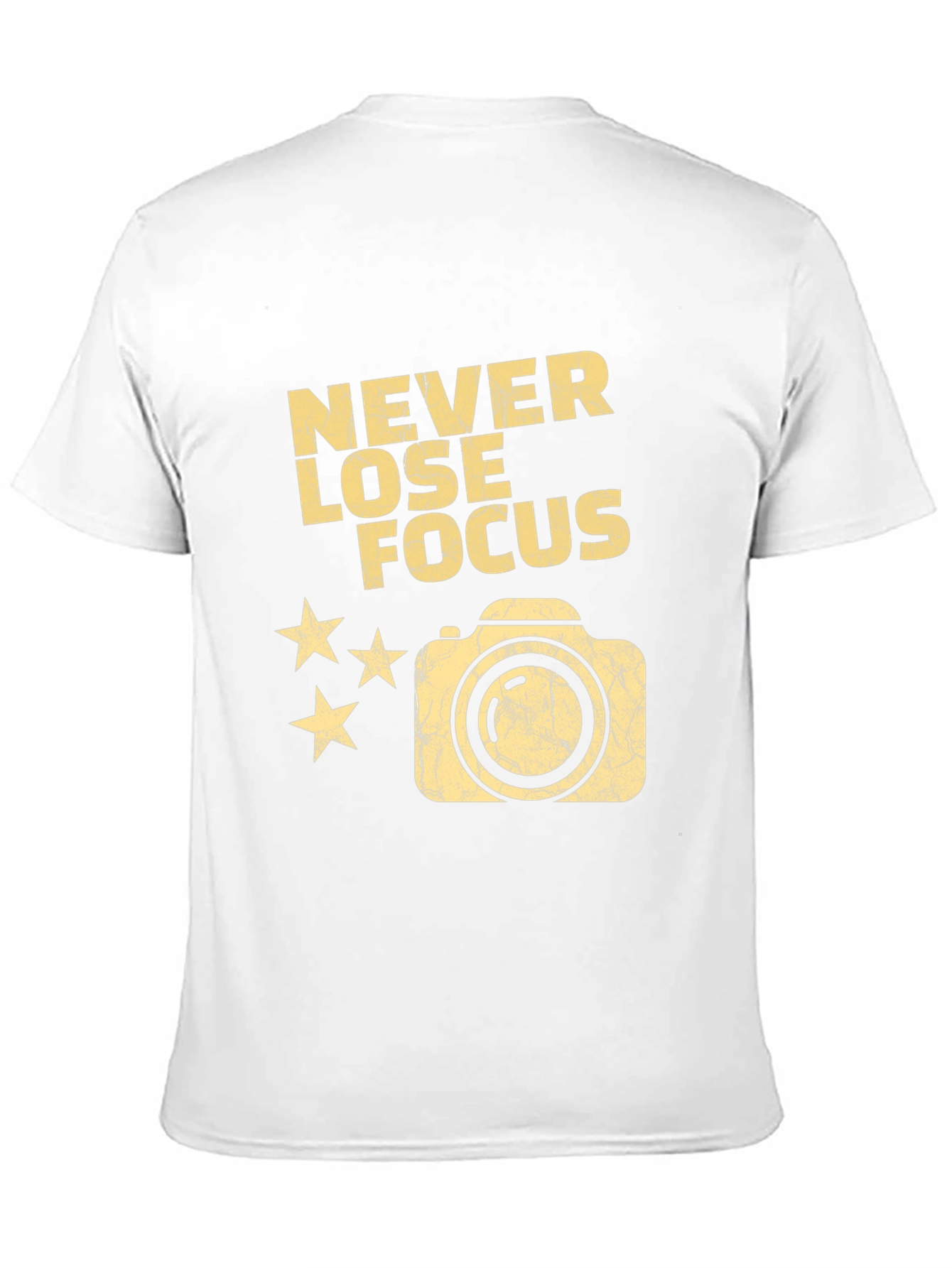Never Lose Focus Camera Graphic T-Shirt