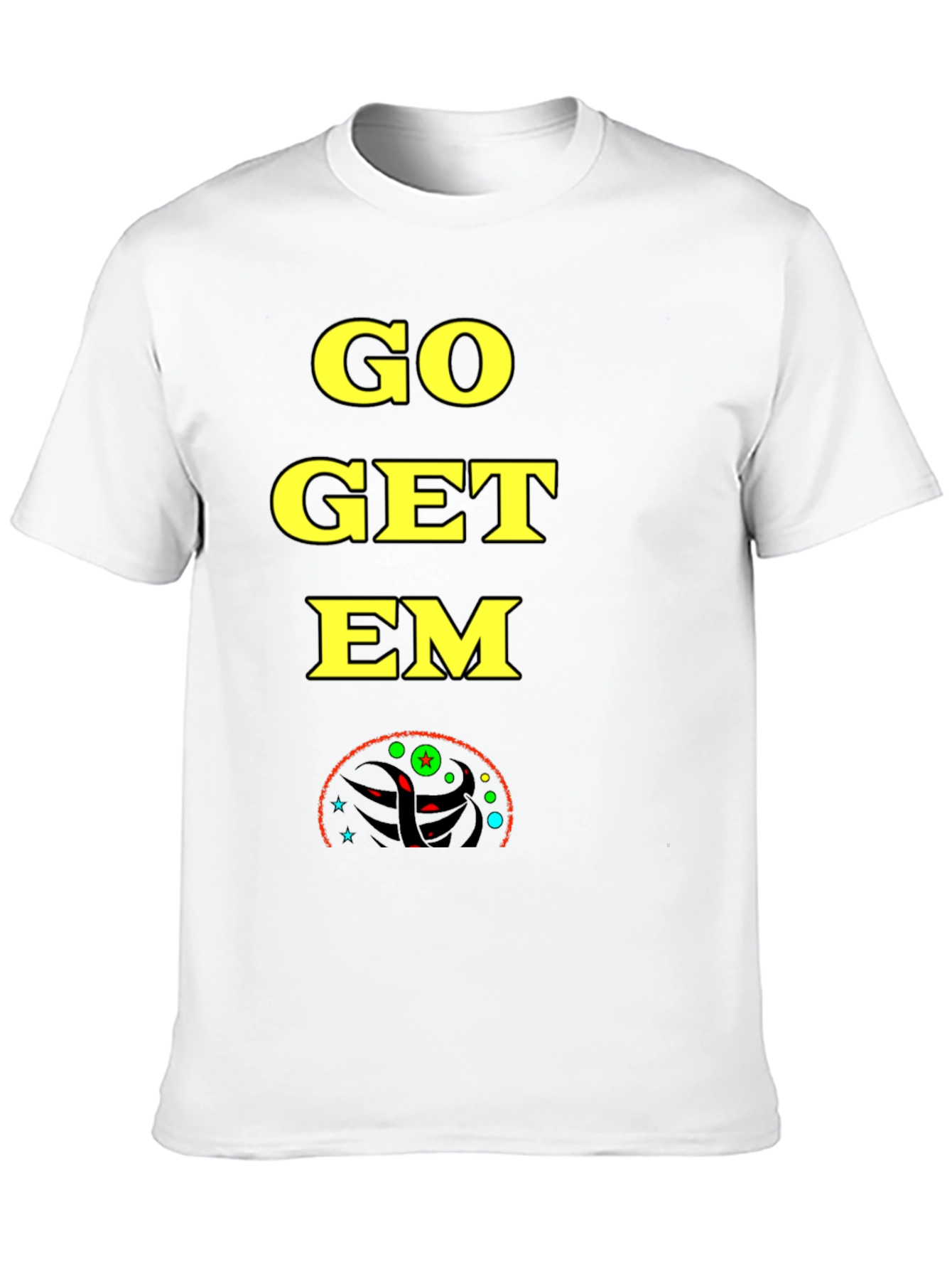 Go Get Em T-Shirt - Black Bold Graphic Tee