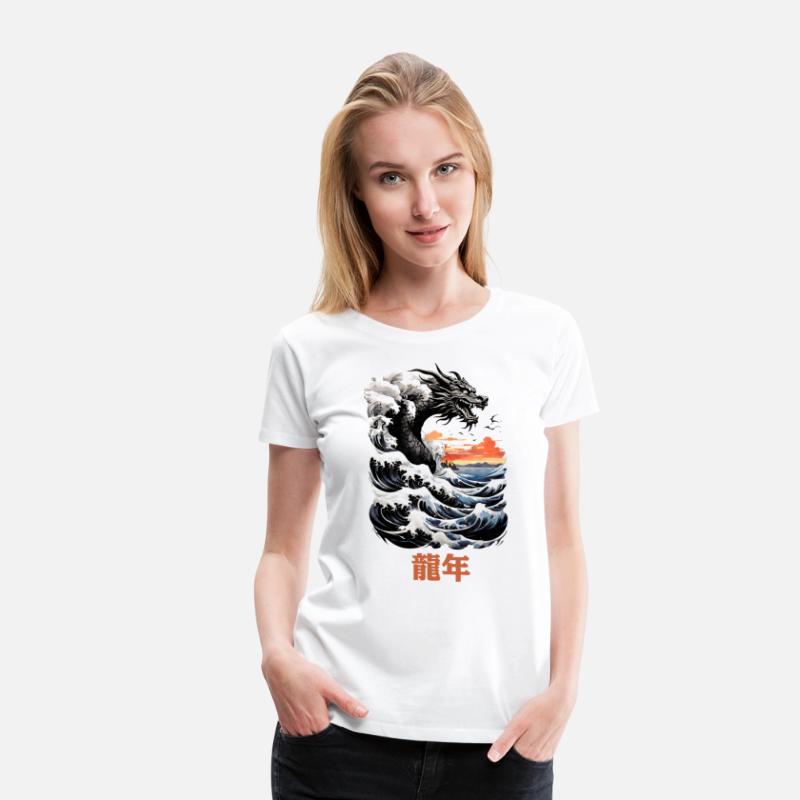 Yokai mighty dragon spirit kanagawa big wave