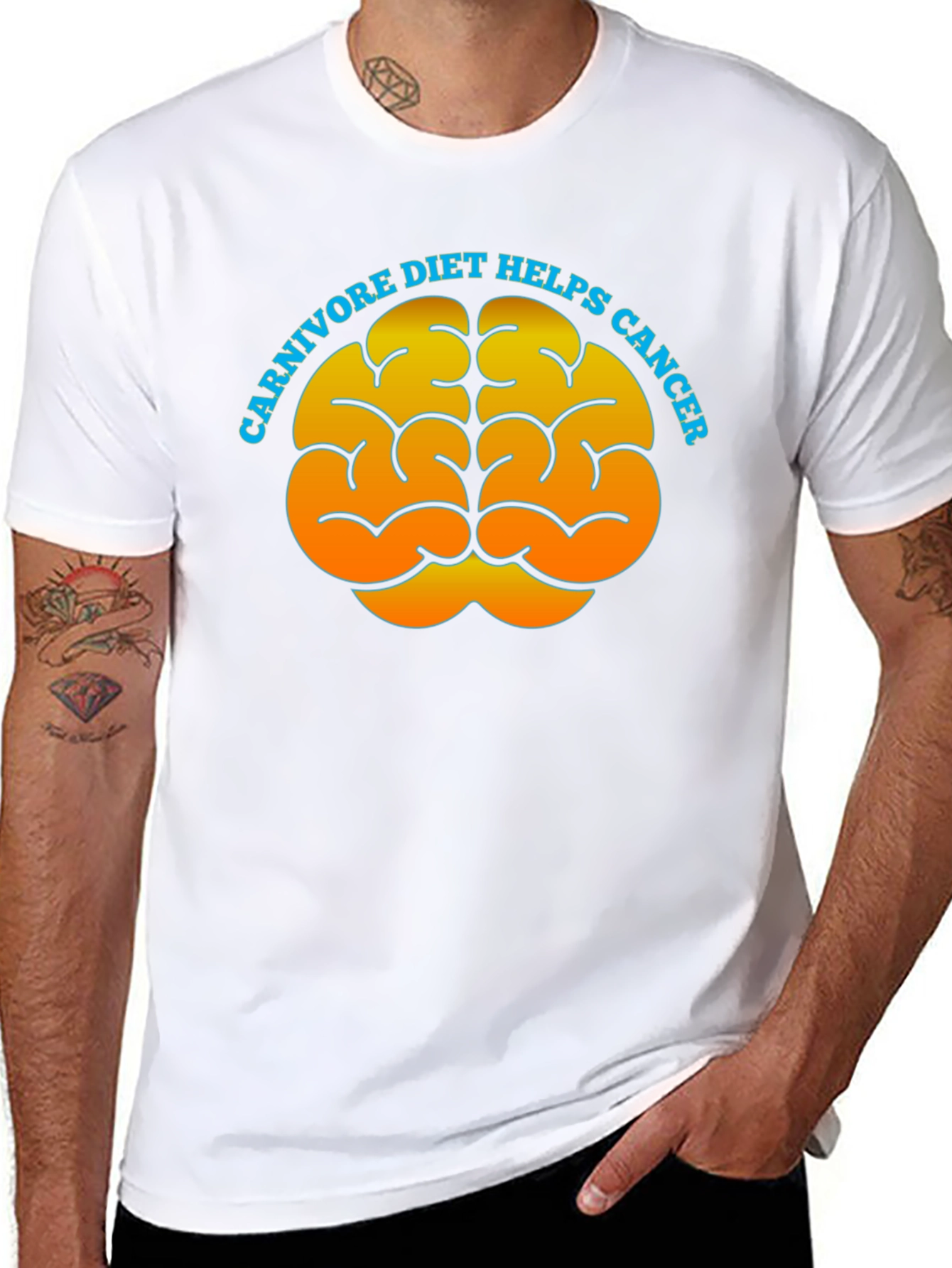 Carnivore Diet Brain T-Shirt