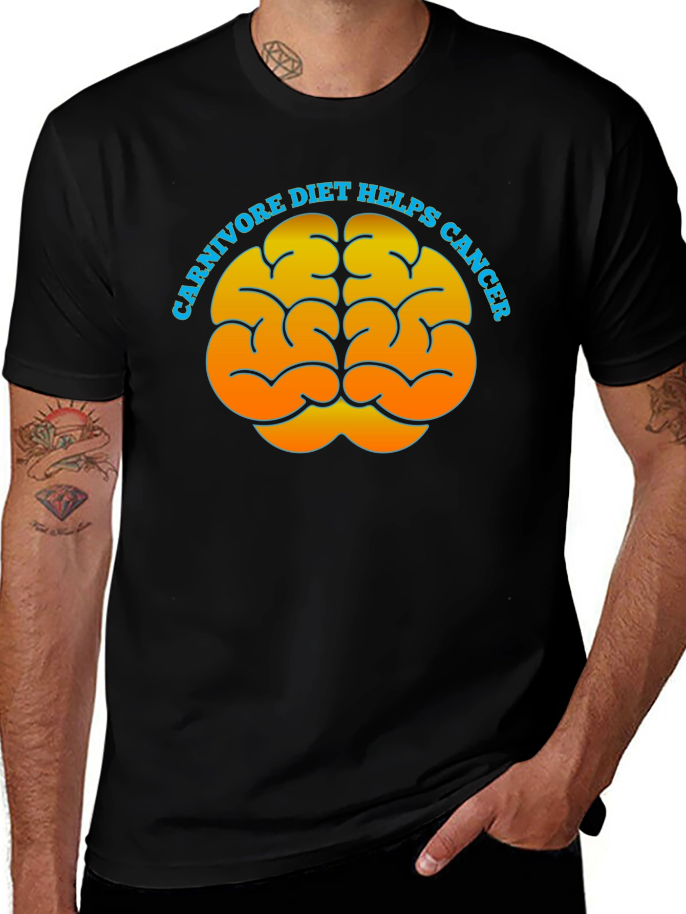 Carnivore Diet Brain T-Shirt
