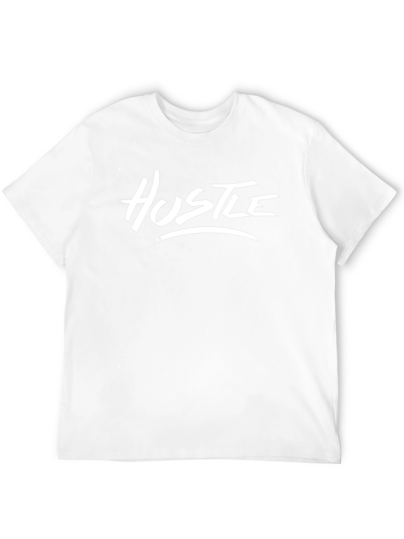 Hustle Graphic Black T-Shirt - Motivational Tee
